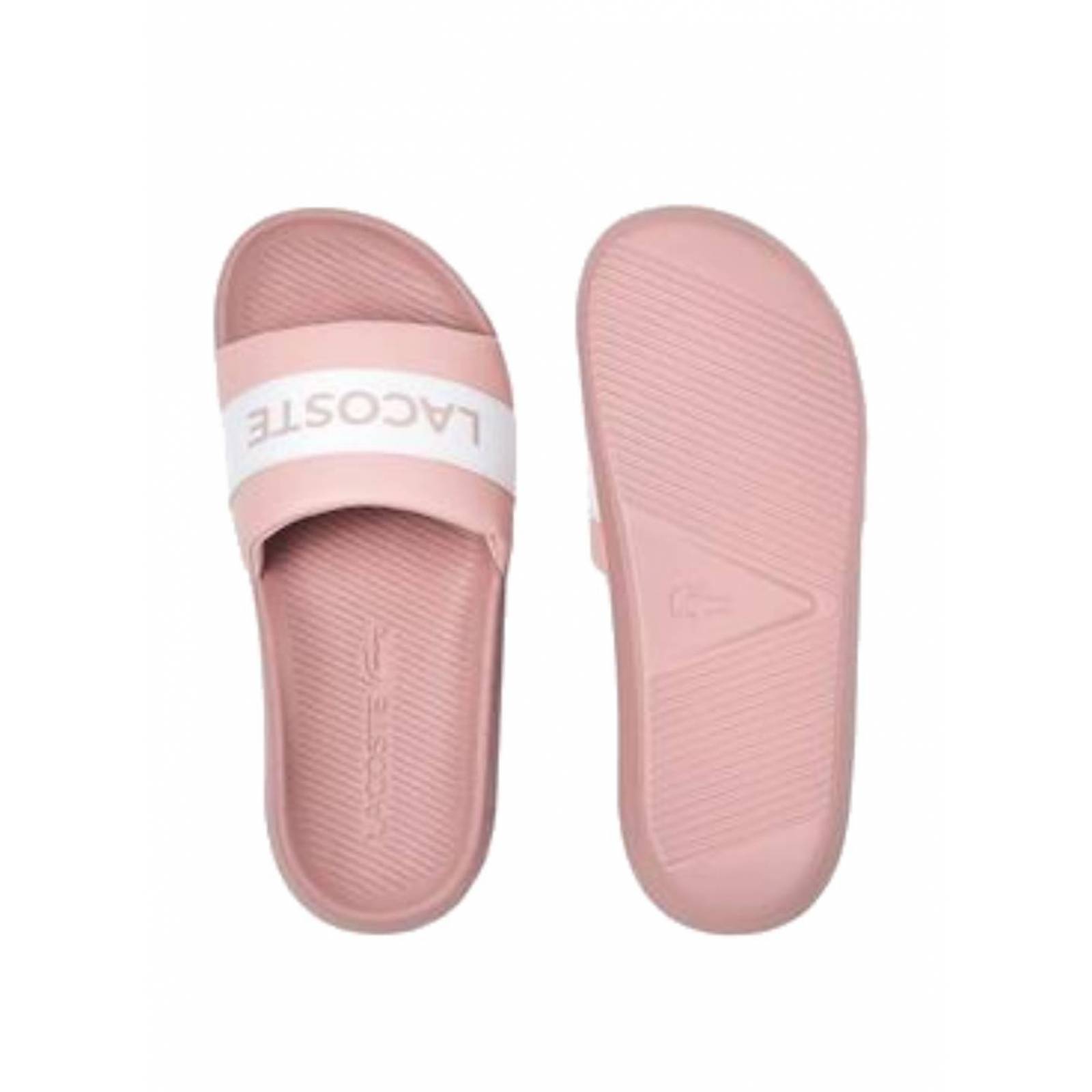 Sandalias Lacoste Croco Slide Mujer 