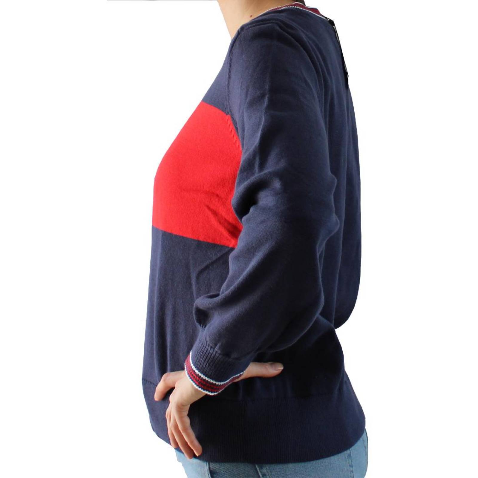 Sueter Tommy Hilfiger Essential Mujer Moda Casual 