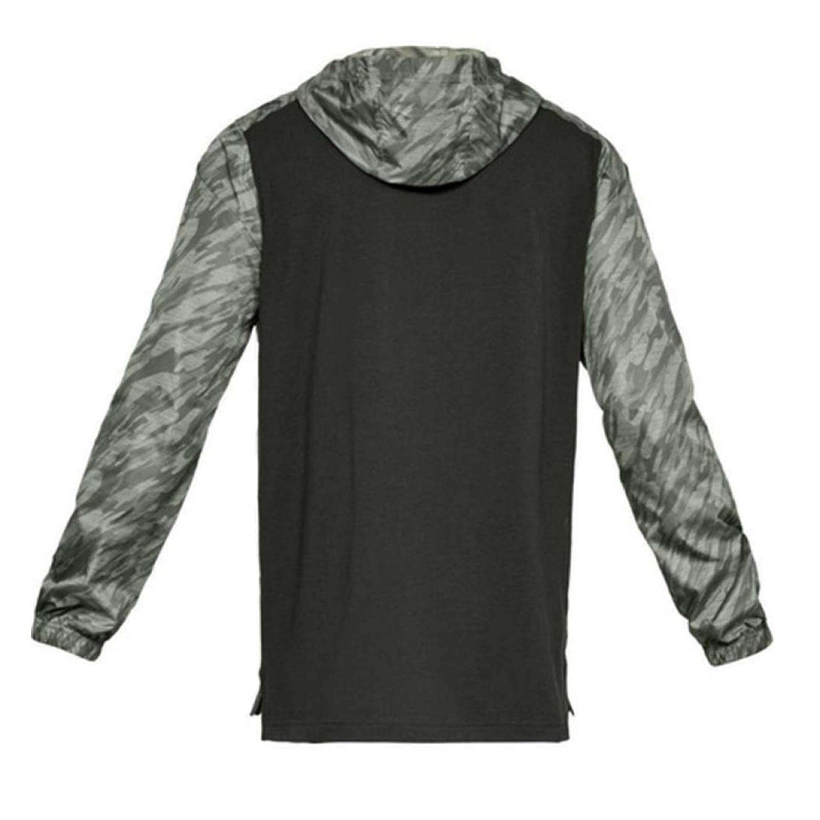 Chamarra Under Armour Camuflaje Rompevientos Hombre Deportiva Gym 