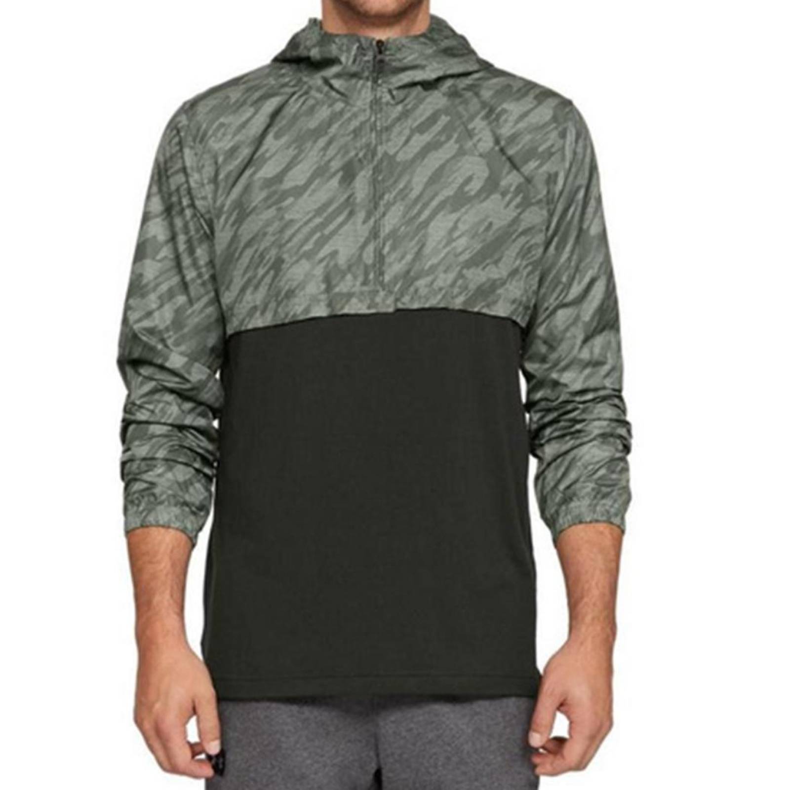 Chamarra Under Armour Camuflaje Rompevientos Hombre Deportiva Gym 