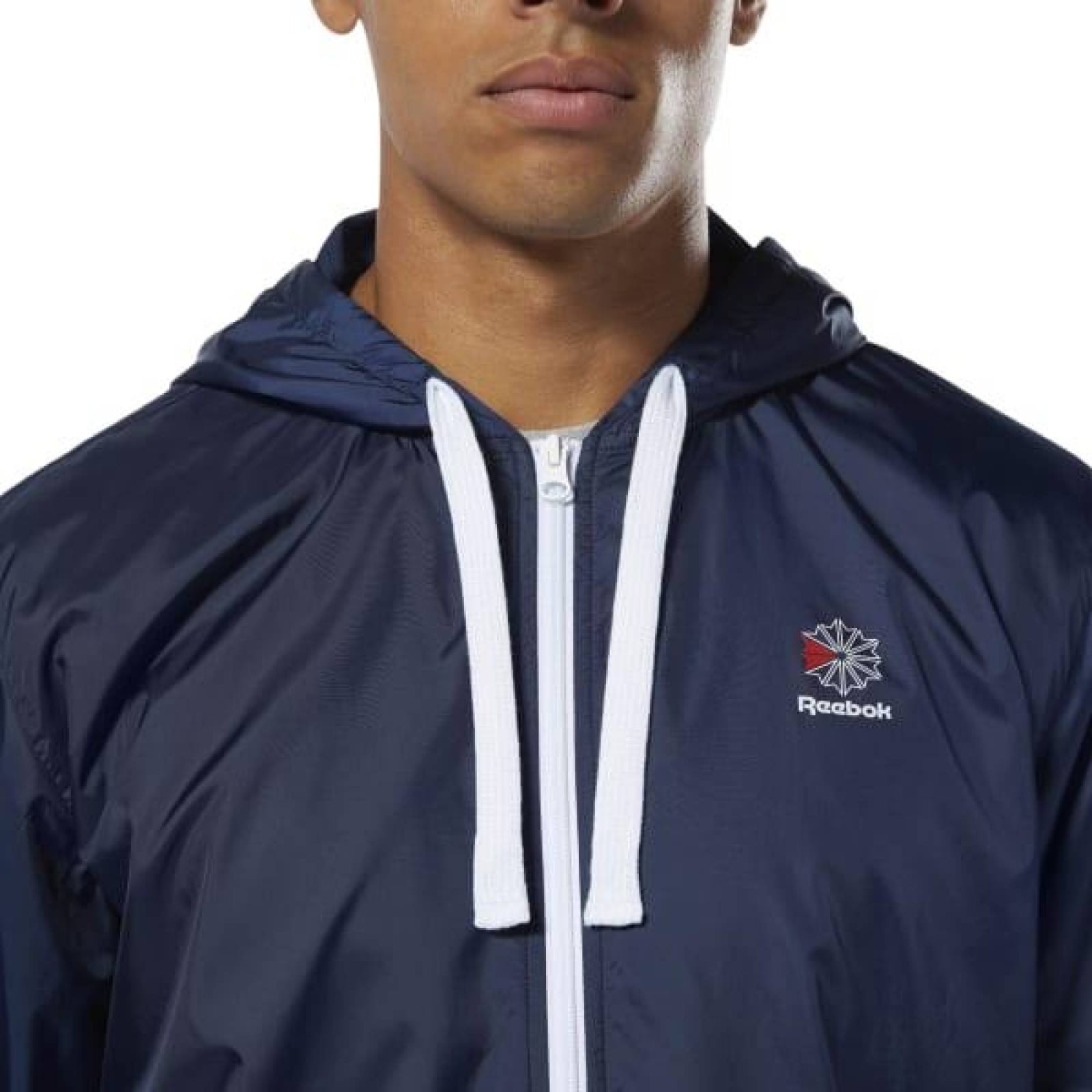 Chamarra Reebok Rompevientos Classics Hombre Casual 