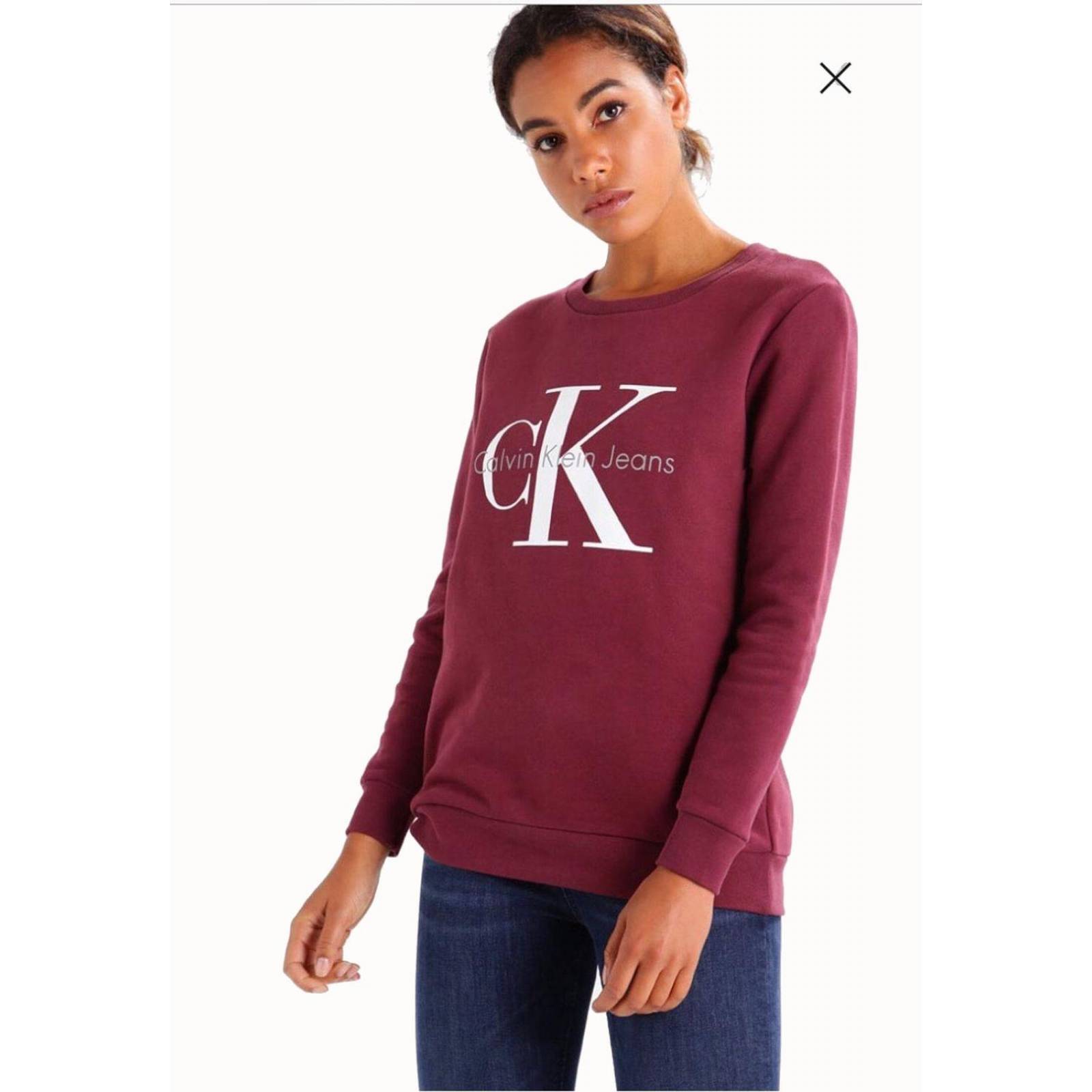 Sudadera Calvin Klein Mujer Oversize 