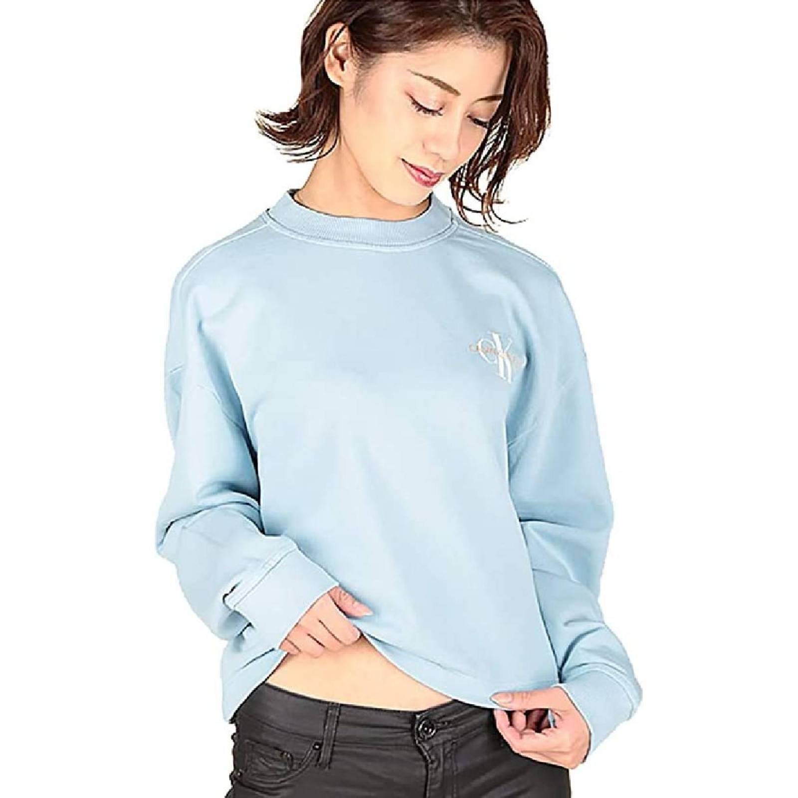 Sudadera Calvin Klein Mujer Chambray blue 
