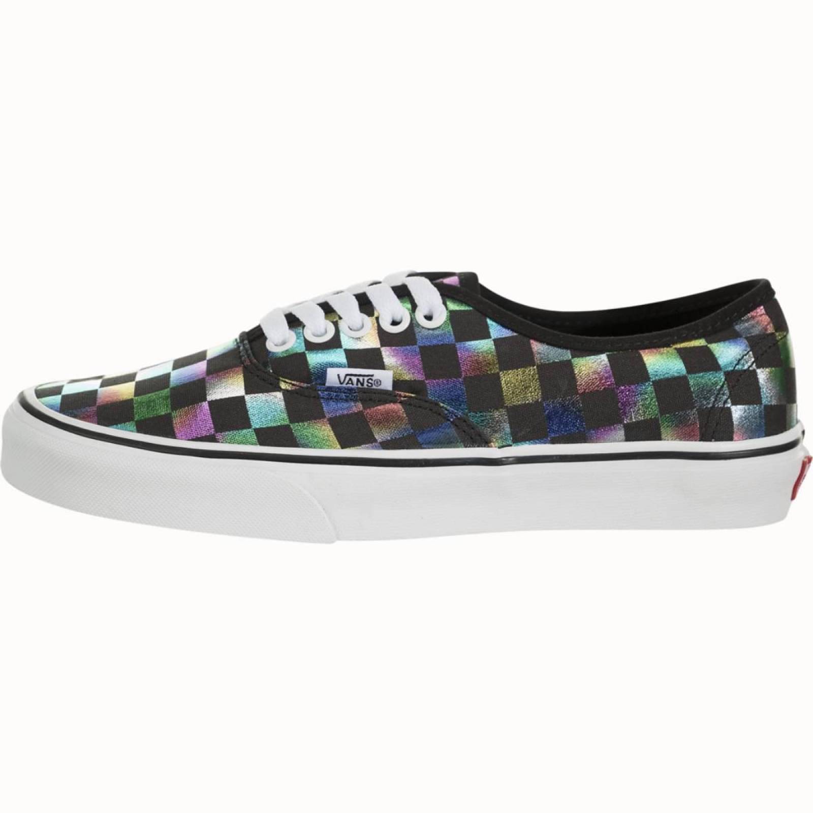 Tenis Vans Authentic iridiscente Checkerboard Mujer