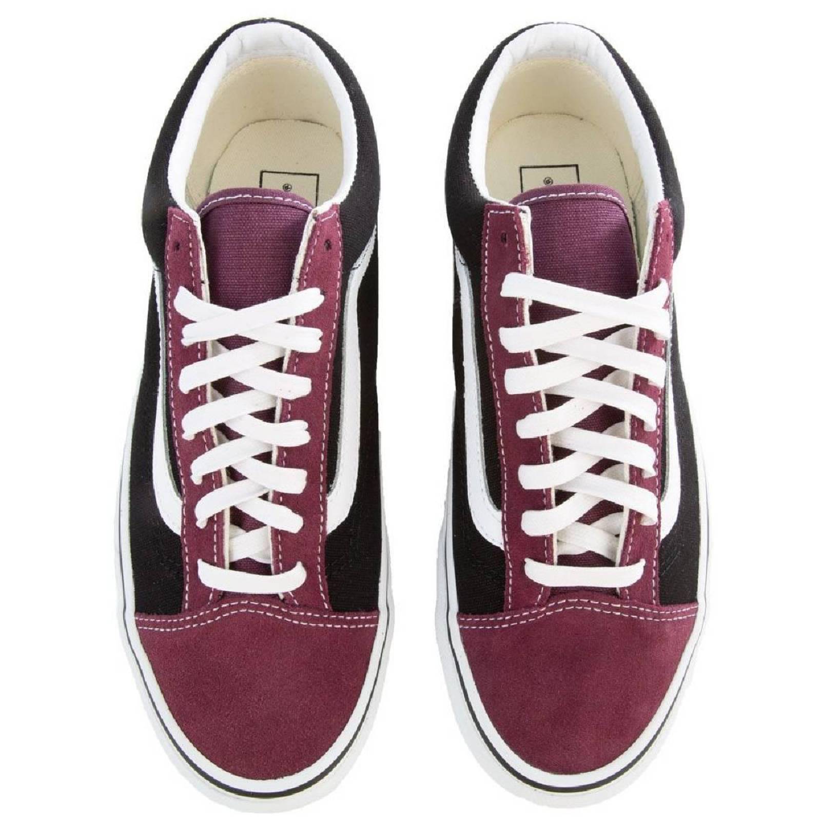 Tenis Vans Style 36 Vitange Suede Hombre Old Skool 