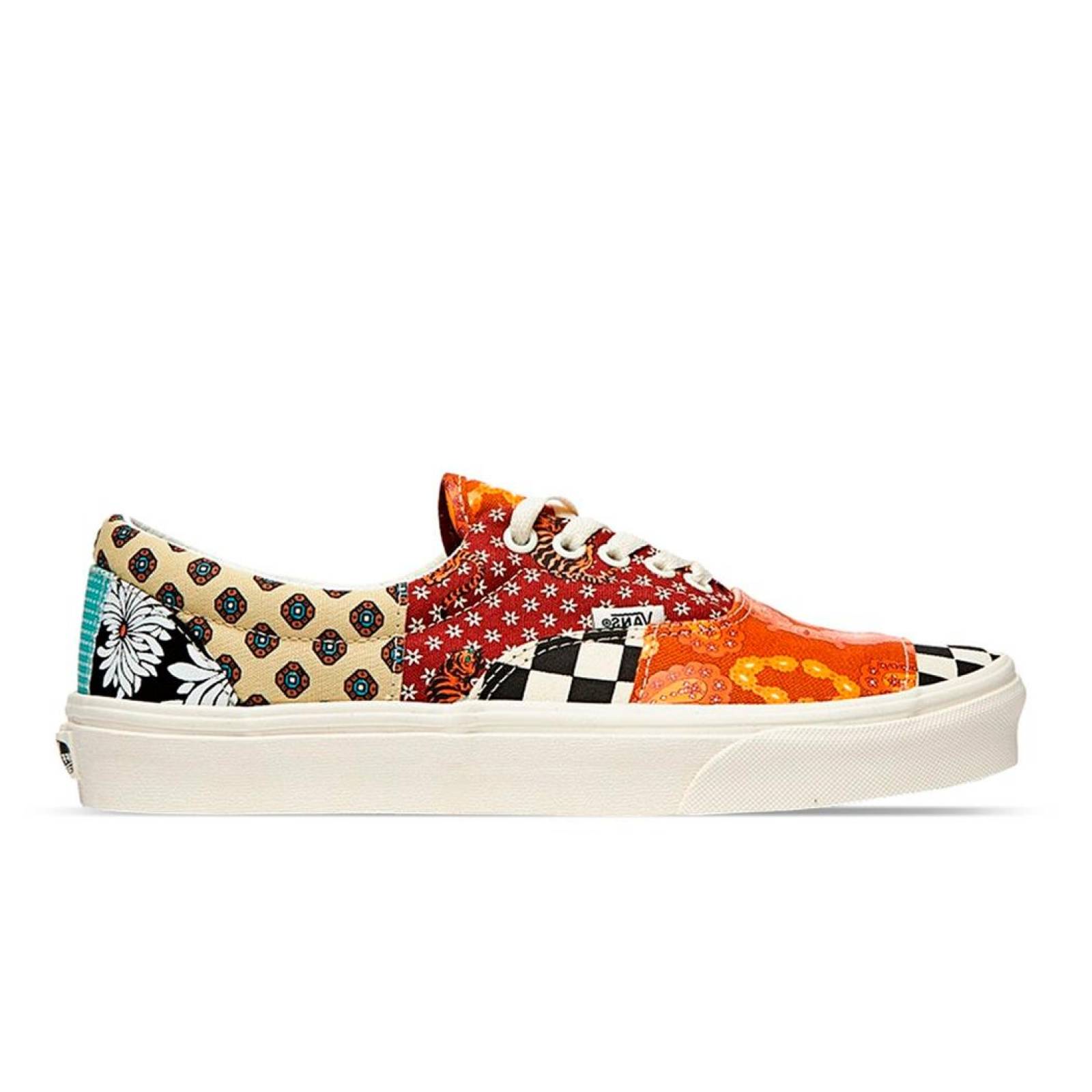 Tenis Vans Era Tiger Patchwork Print Limitado Mujer 