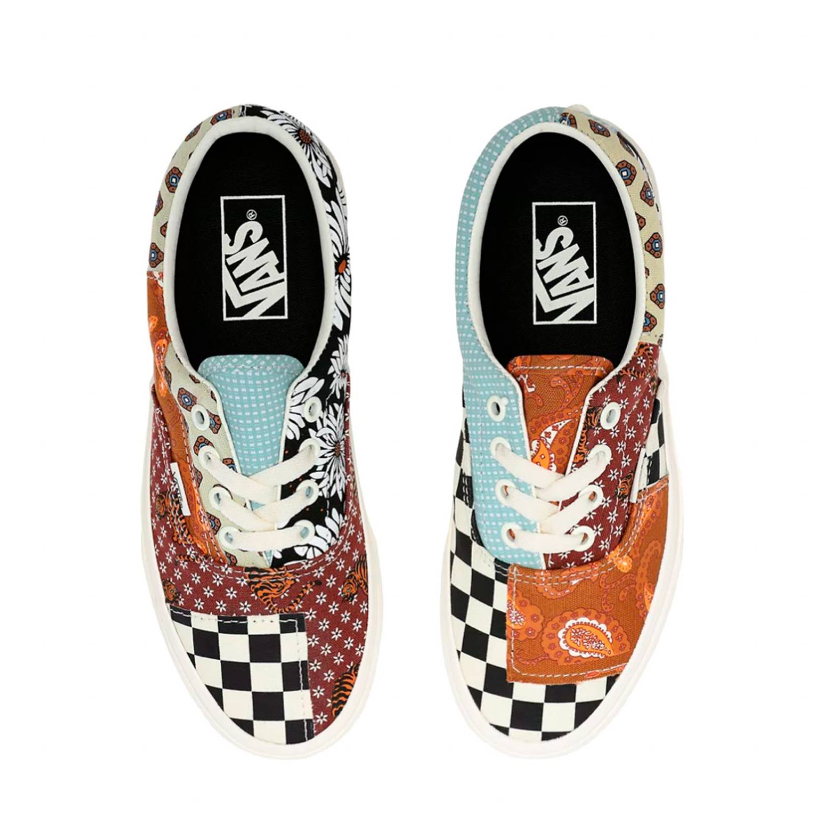 Tenis Vans Era Tiger Patchwork Print Limitado Mujer 