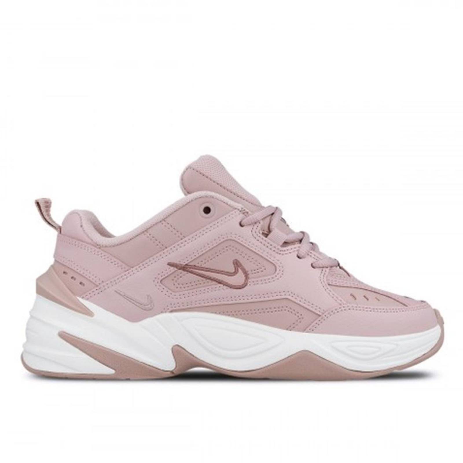 Tenis Nike M2K Tekno Plum Chalk Mujer Casual Moderno 