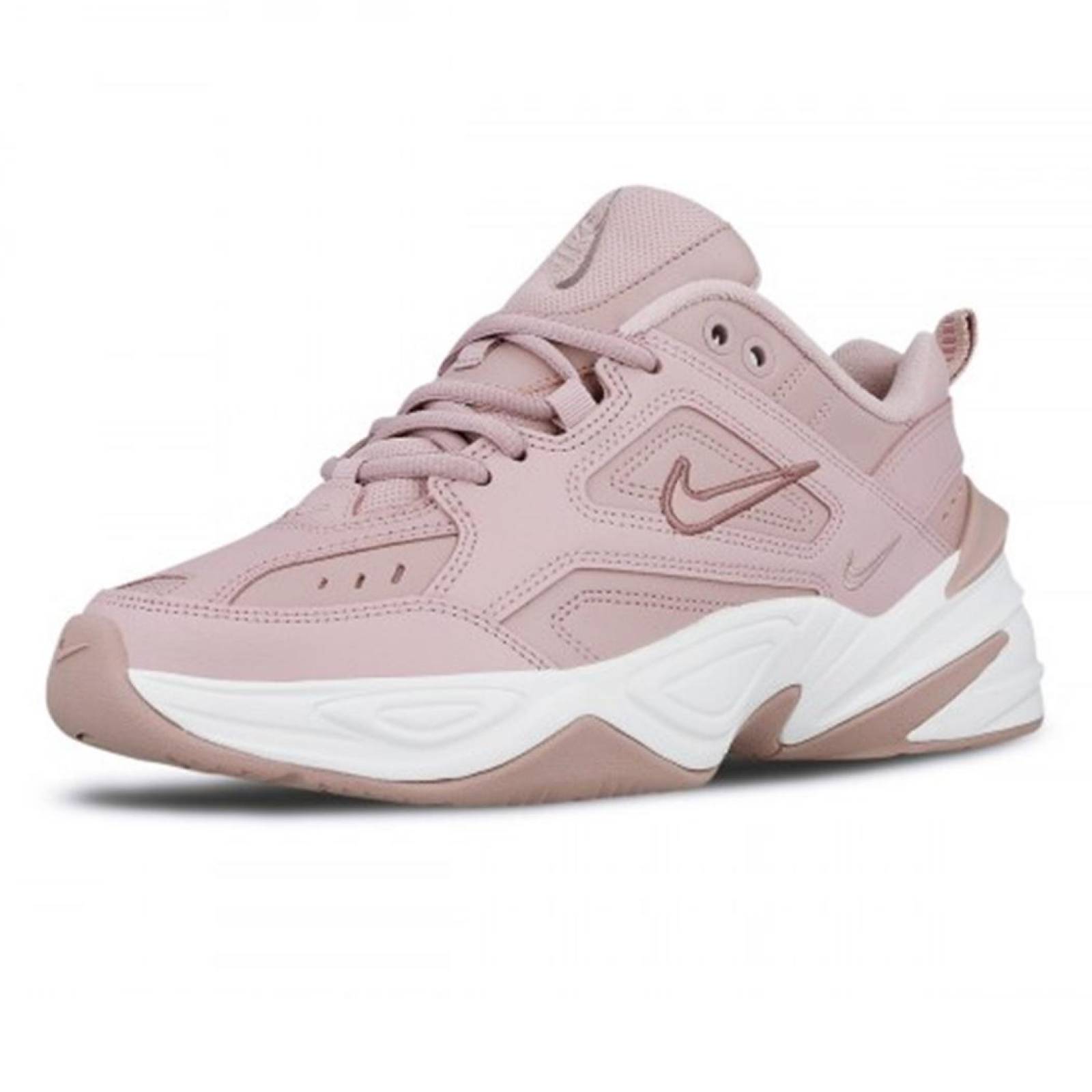 Tenis Nike M2K Tekno Plum Chalk Mujer Casual Moderno 