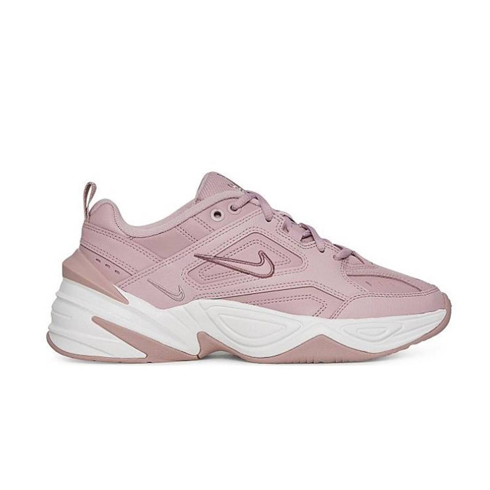 Tenis Nike M2K Tekno Plum Chalk Mujer Casual Moderno 
