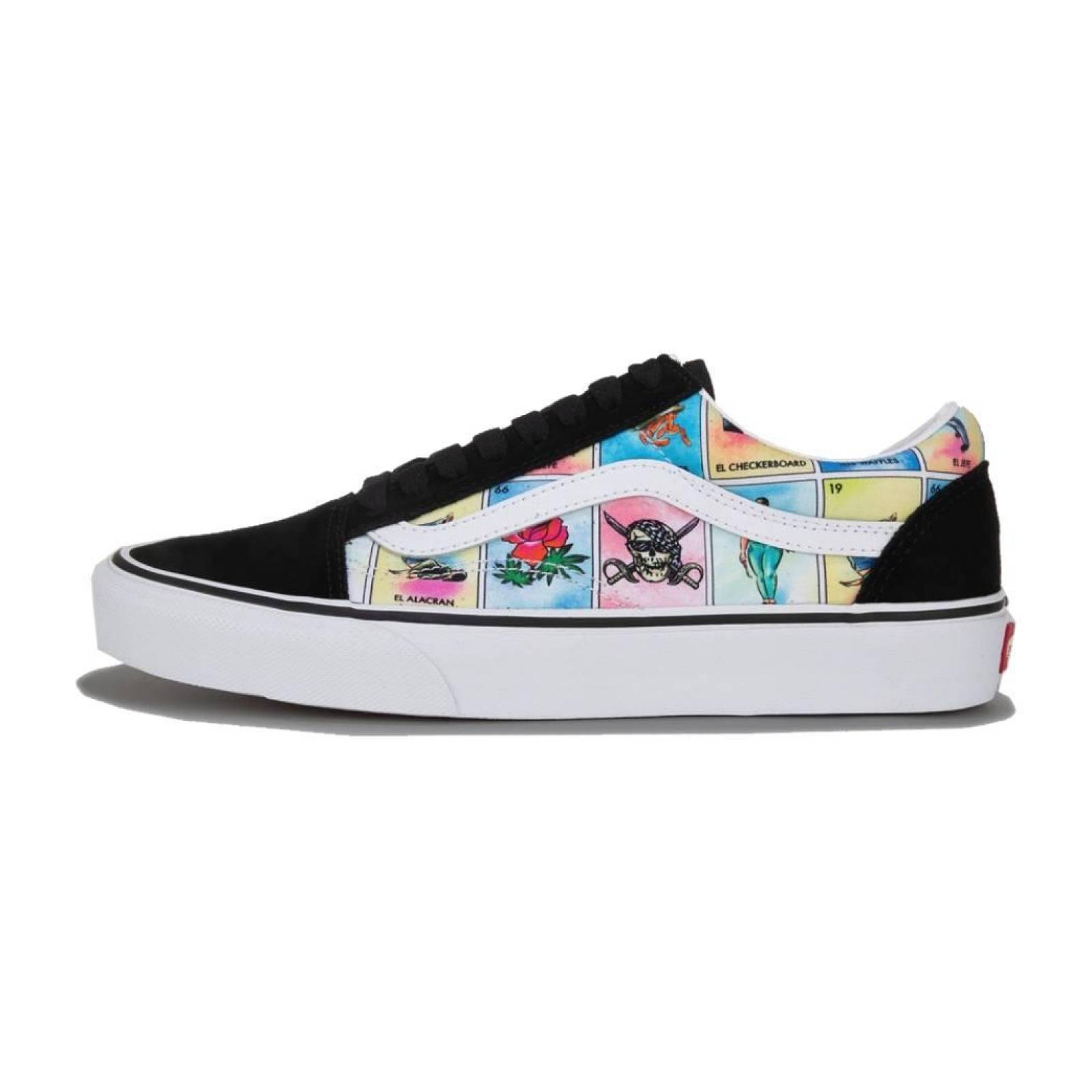 Tenis Vans Old Skool Unisex Loteria Casual Skate Print 