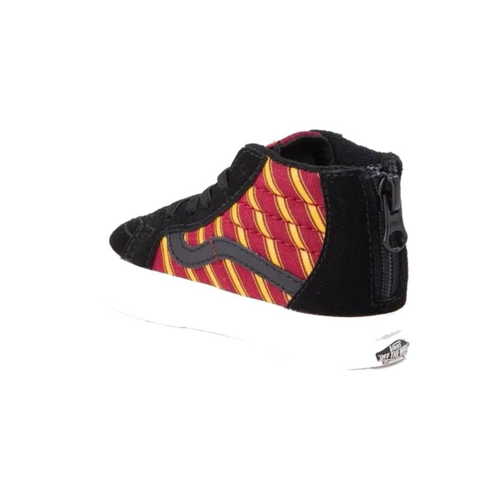 Tenis Vans Sk8-Hi Zip Bebé Infantil Harry Potter Gryffindor