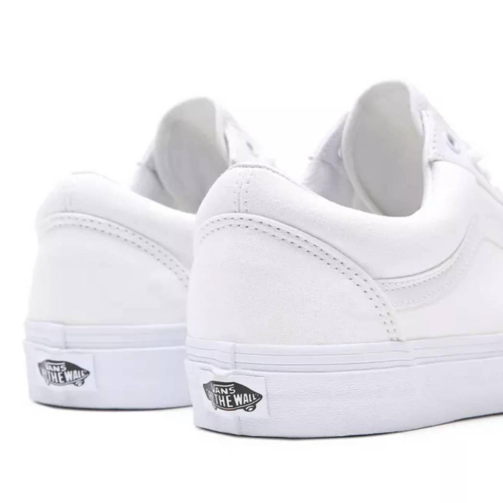 Tenis Vans Old Skool True White Unisex Clasico Casual Skate 