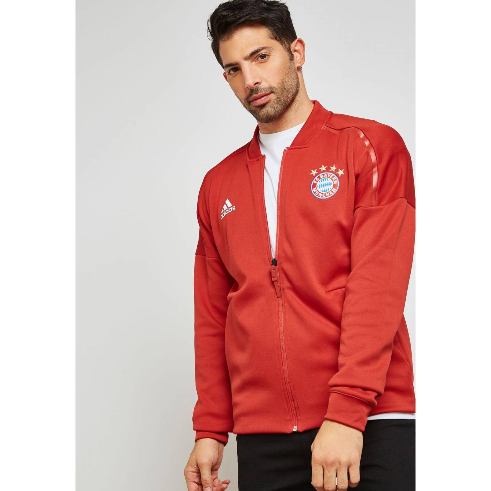 Chamarra Adidas Zne Fc Bayern Munich Futbol Hombre 