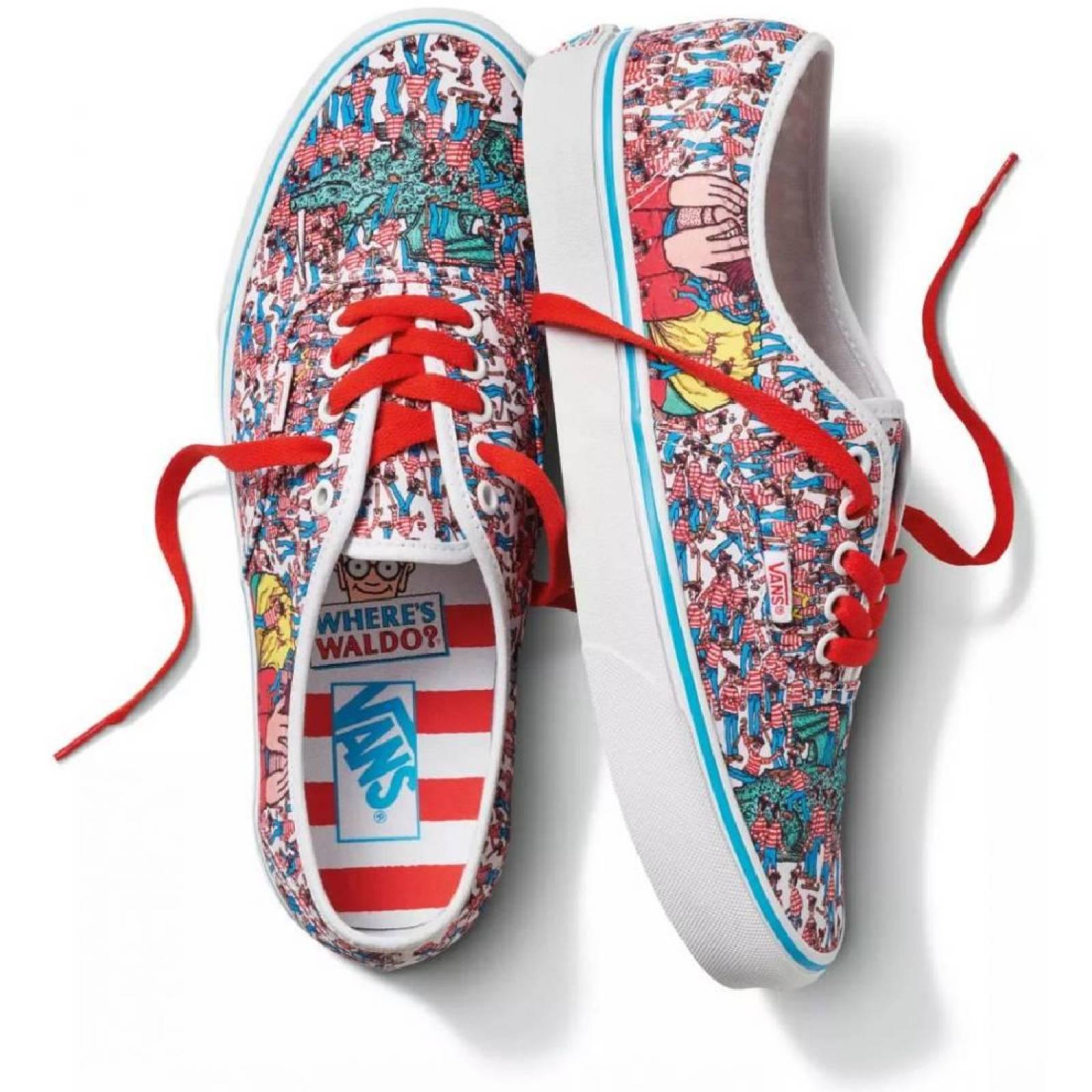 Tenis Vans Authentic x Where´s Waldo? Unisex Wally Skate