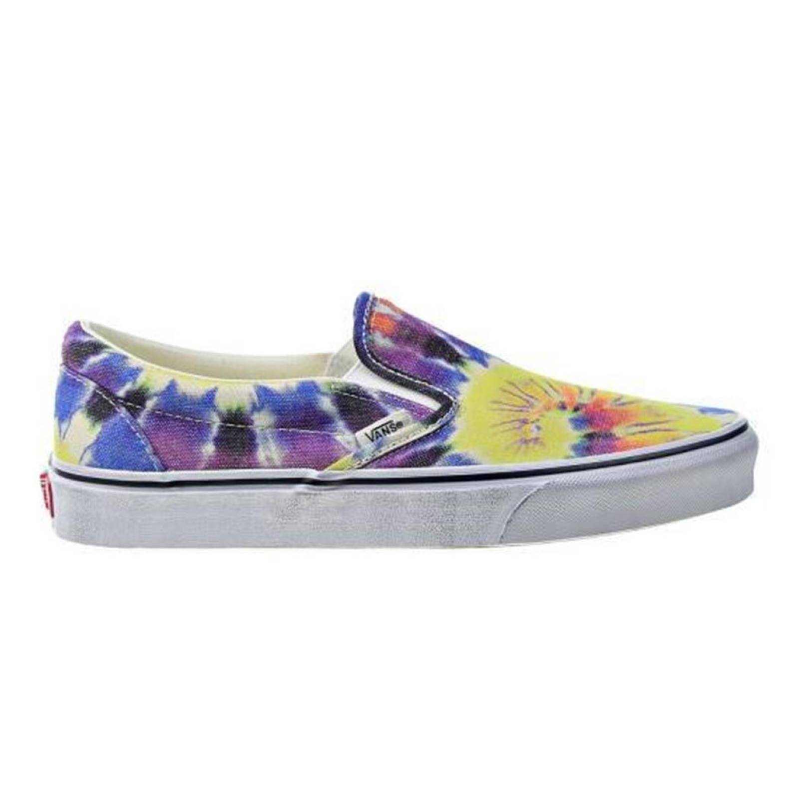 Tenis Vans Slip-On Washed Tie Dye Mujer Casual 