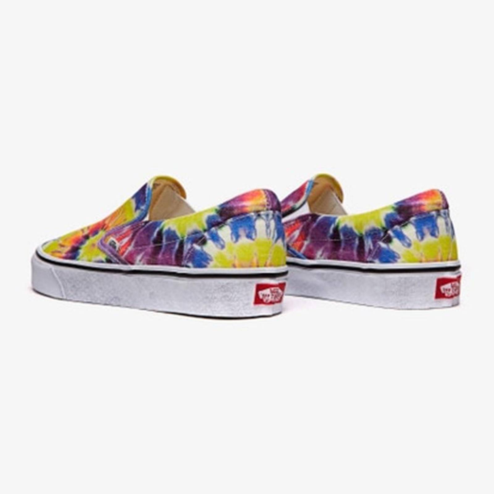 Tenis Vans Slip-On Washed Tie Dye Mujer Casual 