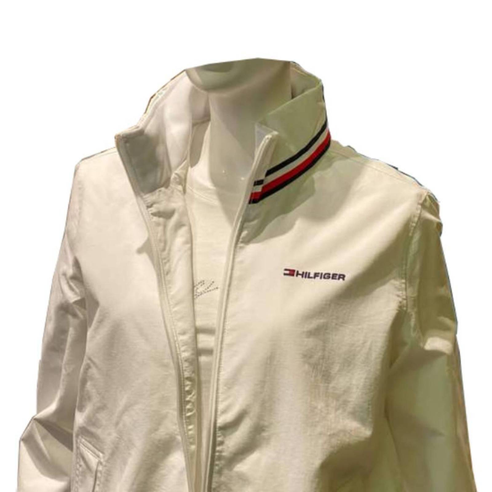 Chamarra Tommy Hilfiger Mujer Impermeable Lluvia Casual