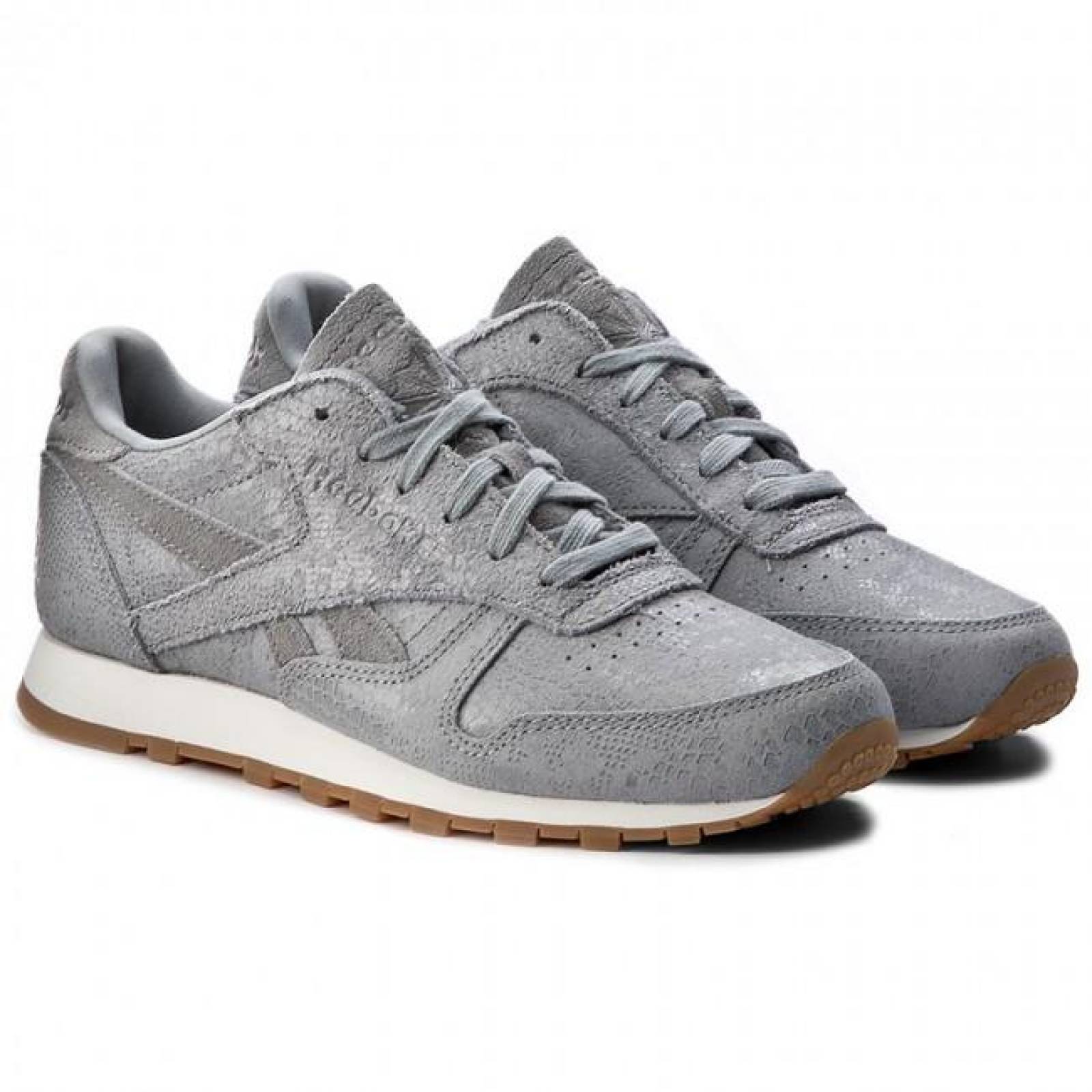 Tenis Reebok Classic Leather Clean Exotics Mujer 
