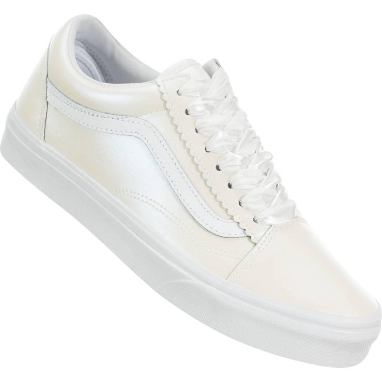 Tenis Vans Old Skool Pearl Suede Mujer Casual Moda 