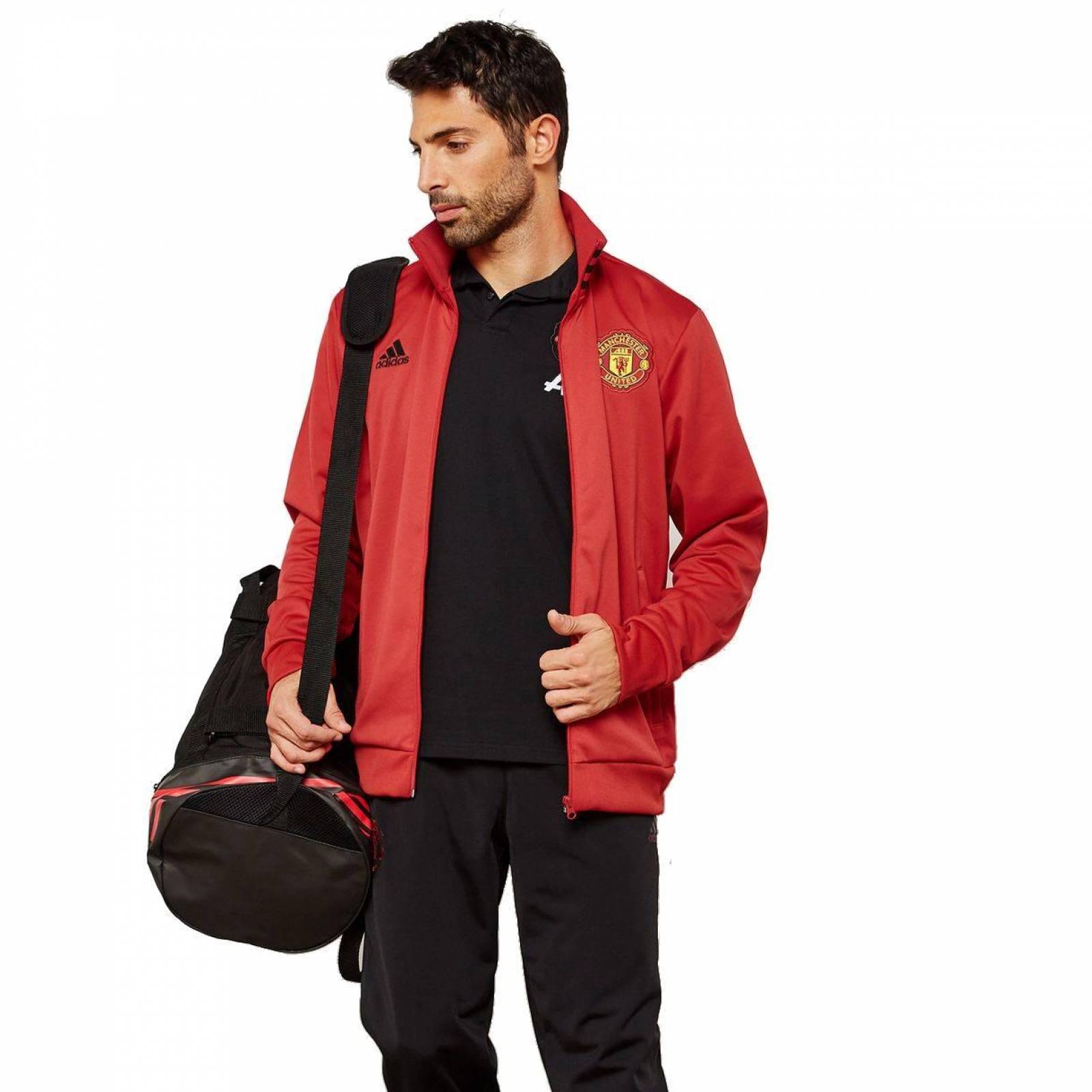 Chamarra Adidas Manchester United Hombre Futbol Sport Soccer 