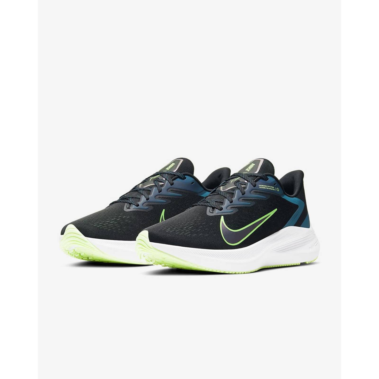 Tenis Nike Air Zoom Winflo 7 Hombre Deportivo Running 