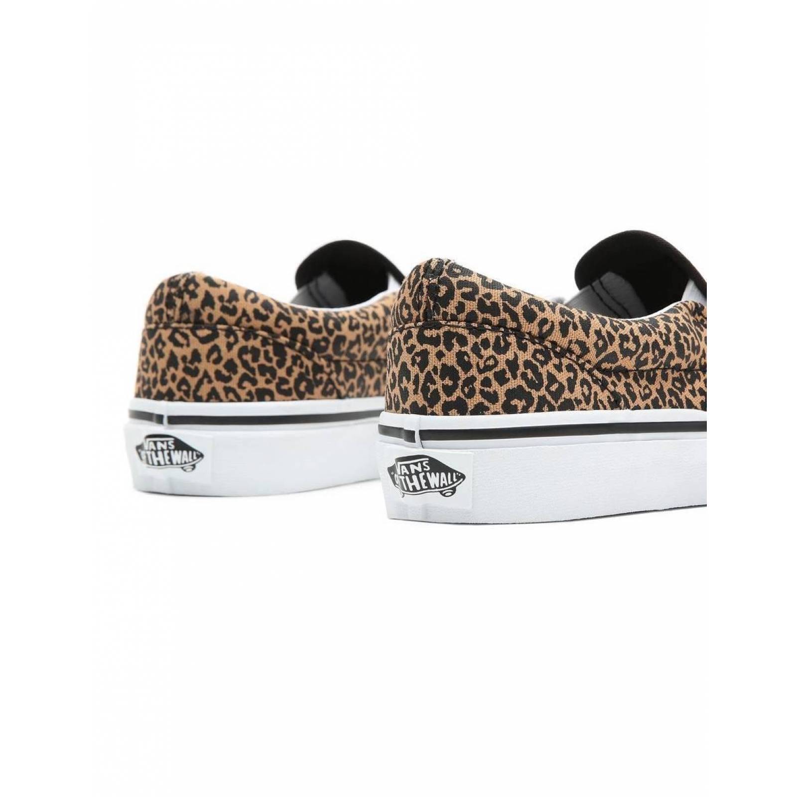 Tenis Vans Slip-On Leopardo Infantil Cómodo 