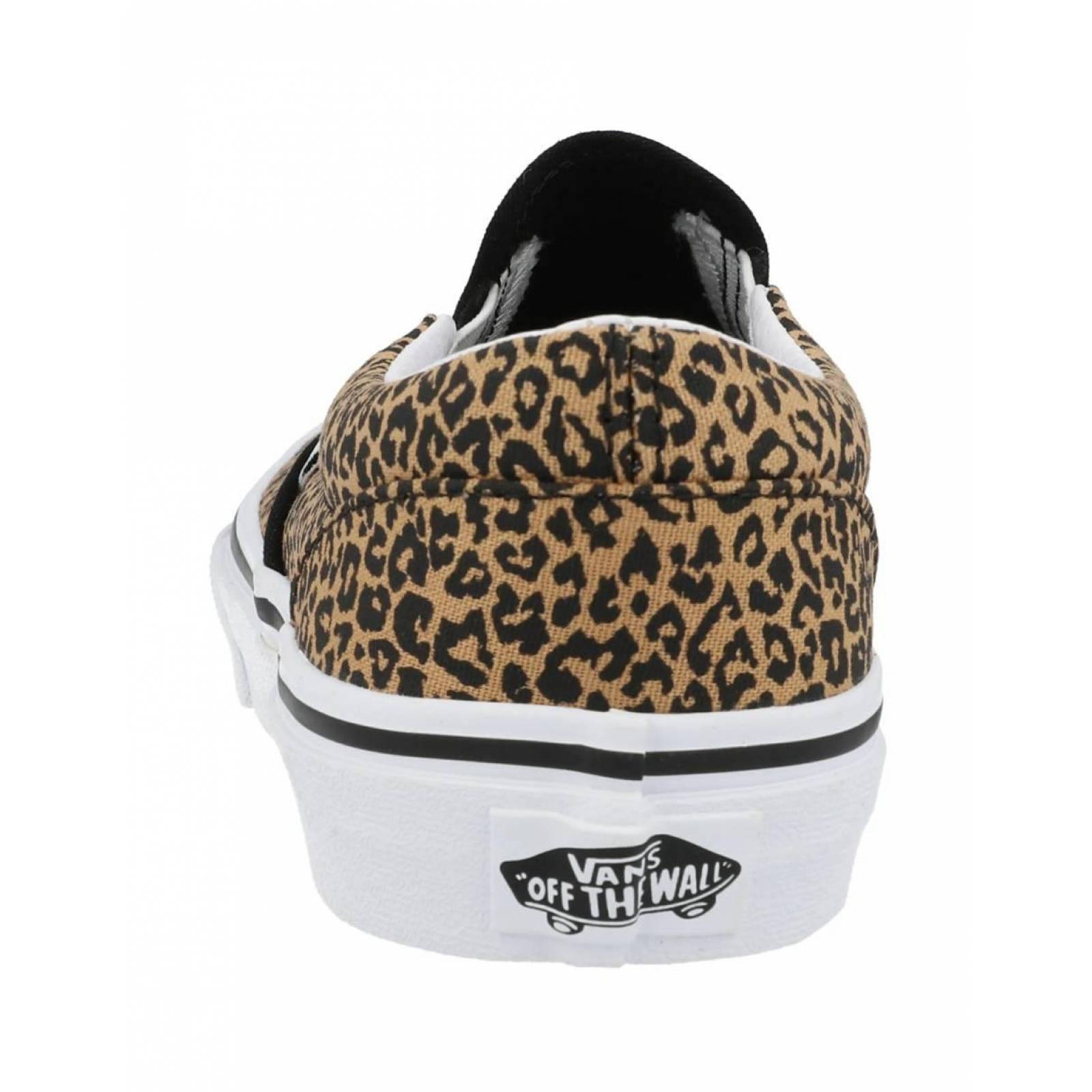 Tenis Vans Slip-On Leopardo Infantil Cómodo 