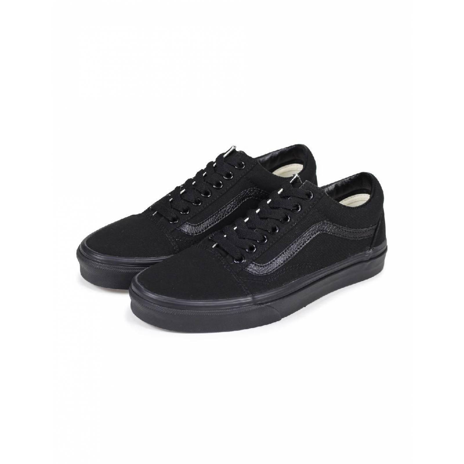 Tenis Vans Old Skool Unisex Deportivos Skate Negro black