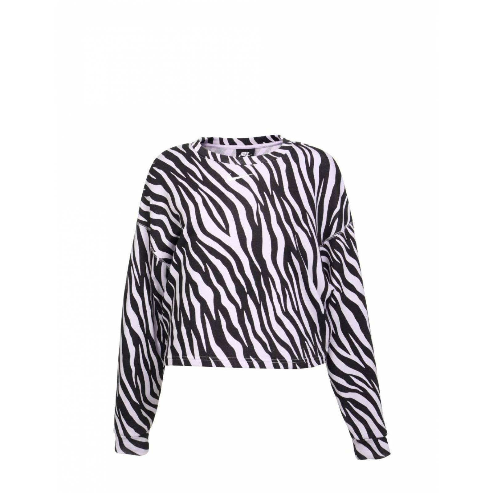 Sudadera Nike Sportswear Icon Clash Crew Mujer Animal Print 