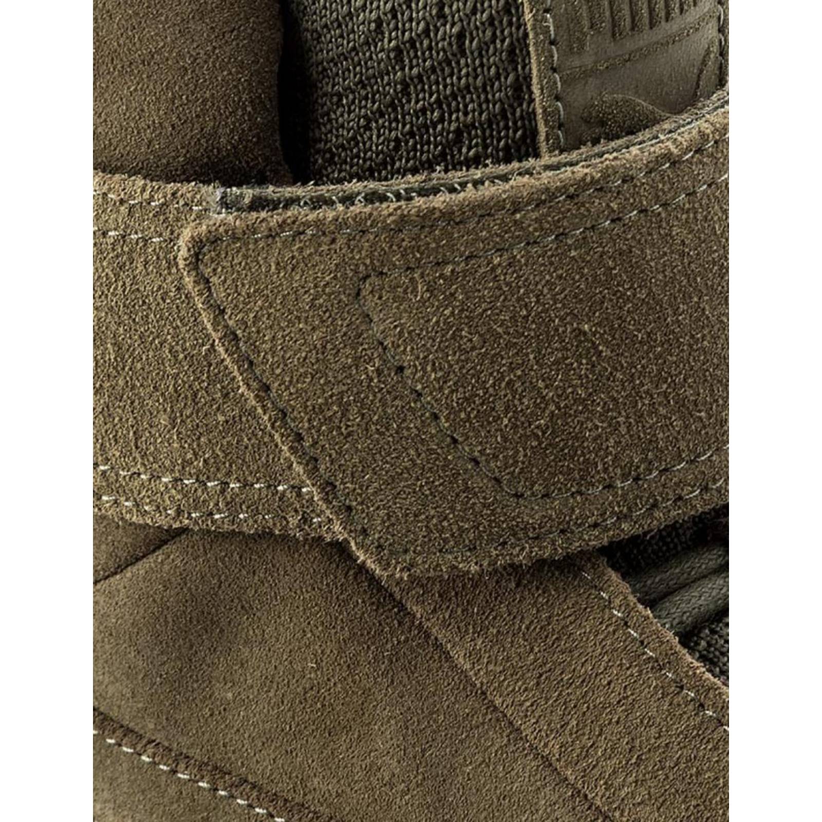 Tenis Puma Platform Mid Olive Night Mujer Plataforma Casual 25.5 Verde