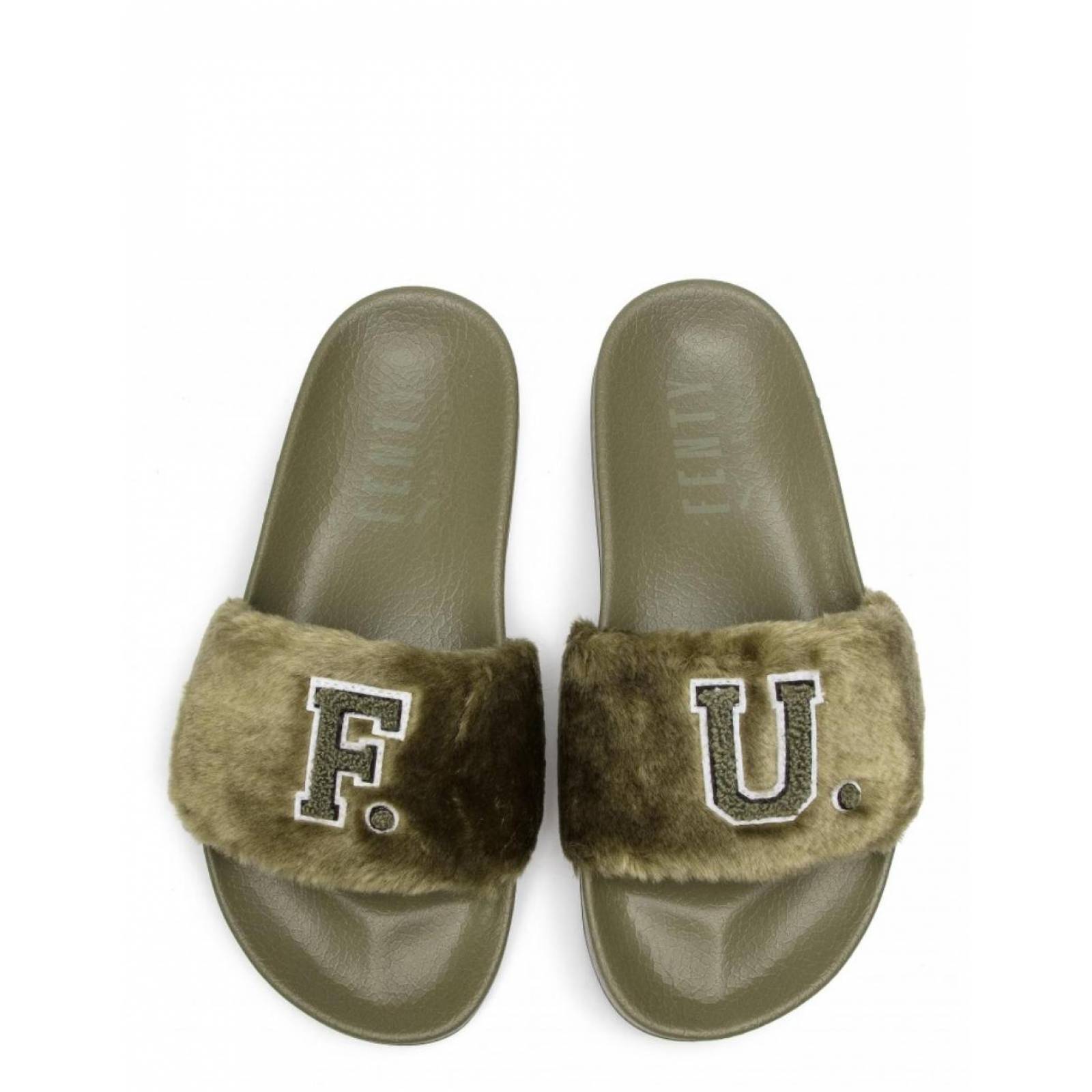 Sandalias Puma x FENTY by Rihanna FU Fur Mujer Casual Chanclas 