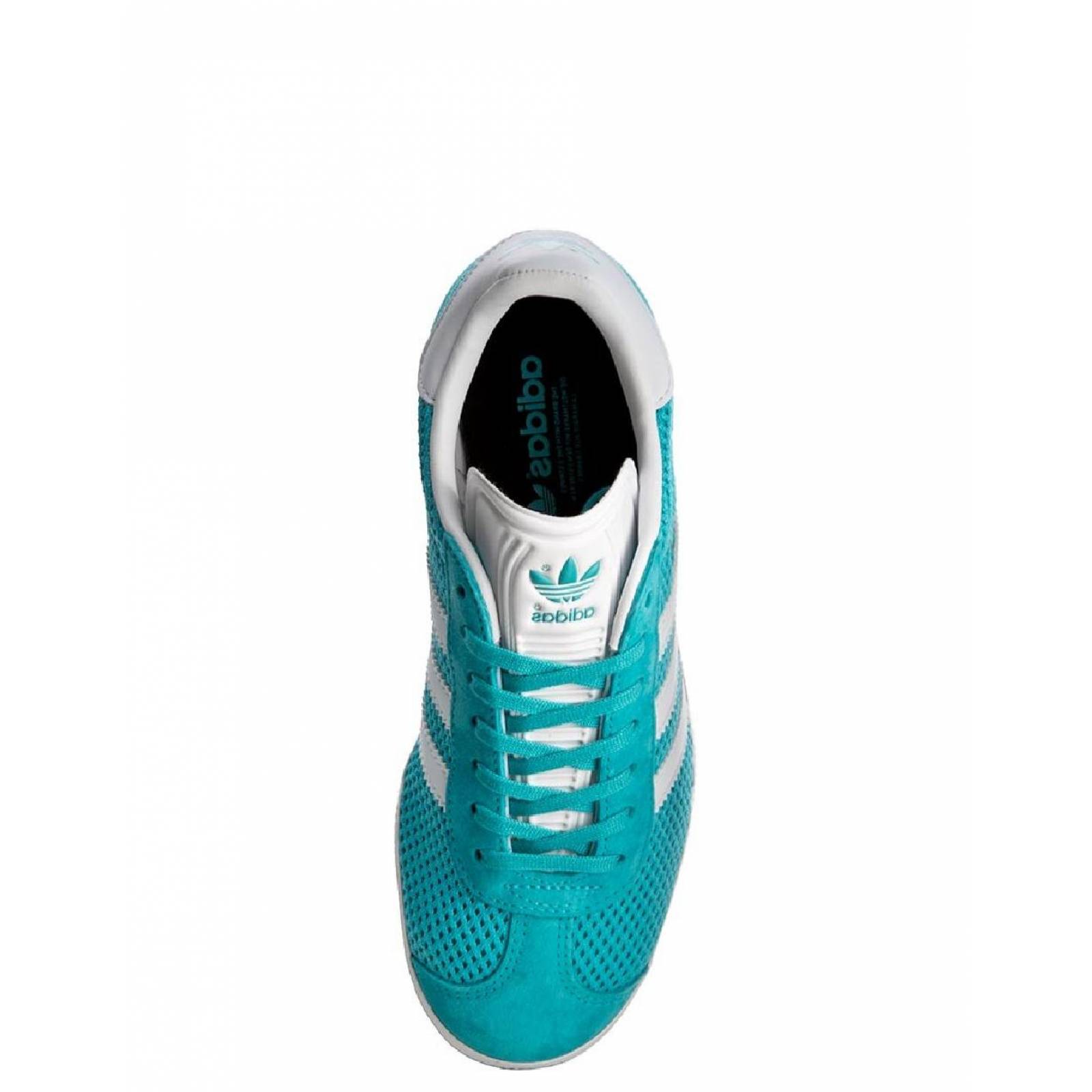 Tenis Adidas Gazelle Energy Blue Mujer Casual Caminar Moda 