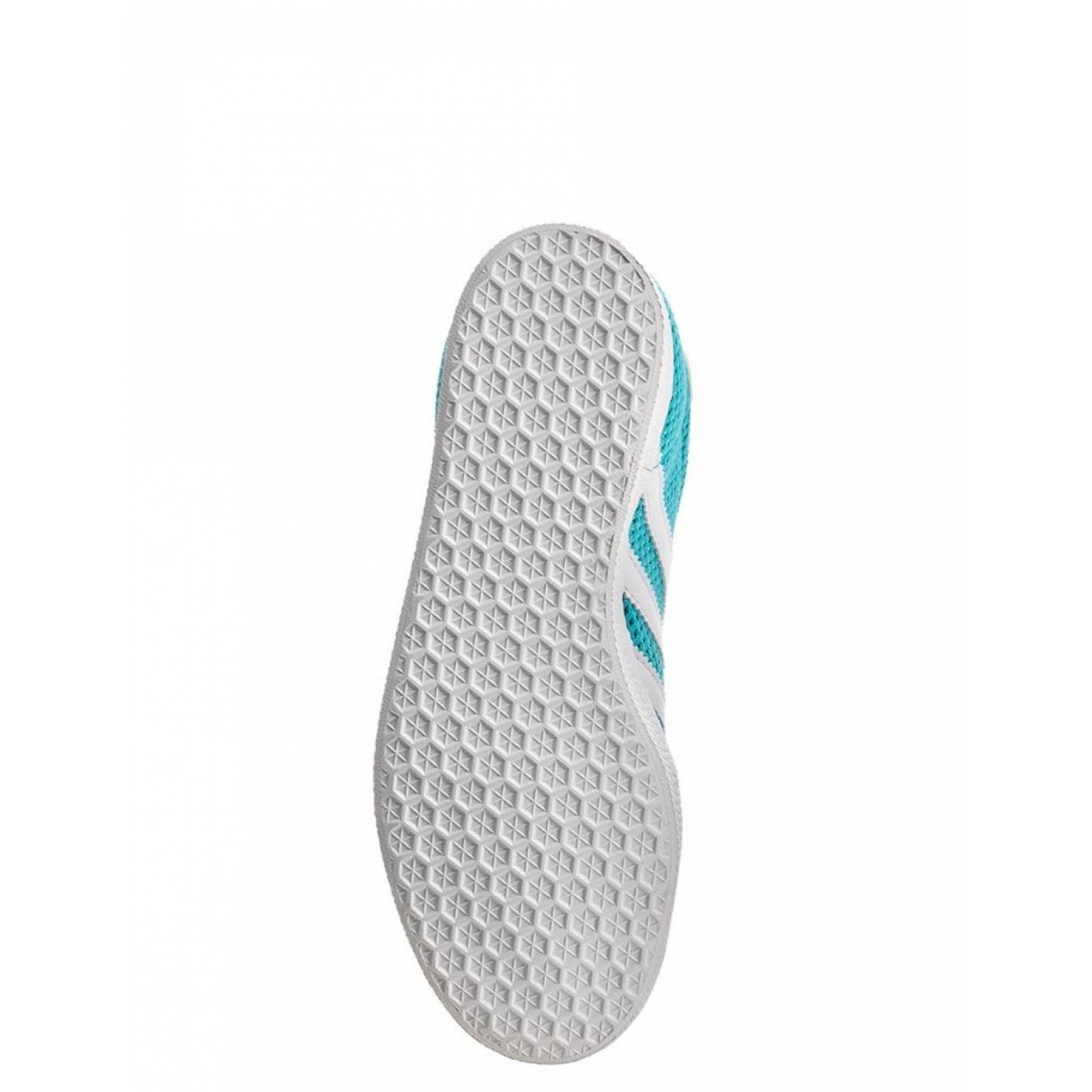 Tenis Adidas Gazelle Energy Blue Mujer Casual Caminar Moda 