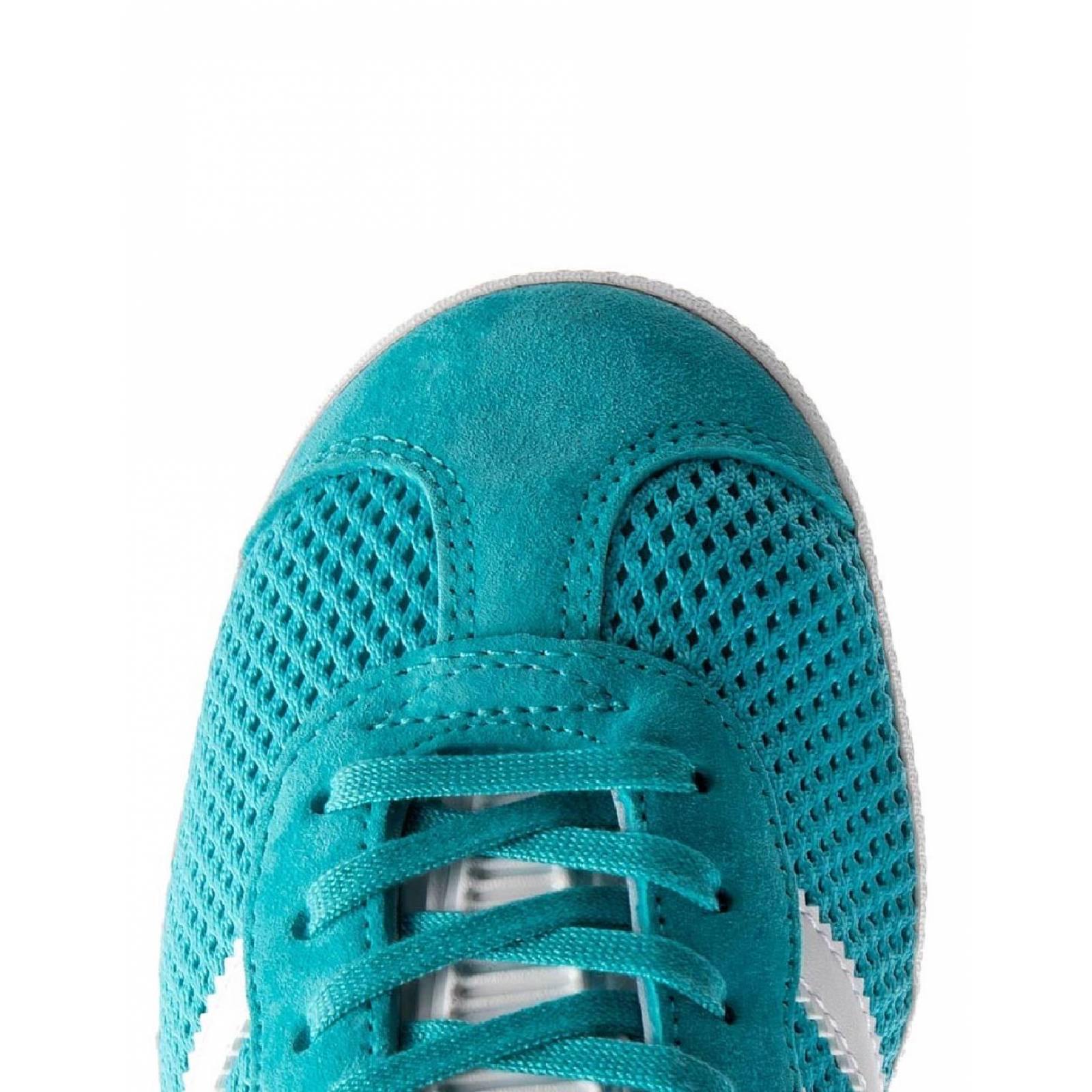 Tenis Adidas Gazelle Energy Blue Mujer Casual Caminar Moda 