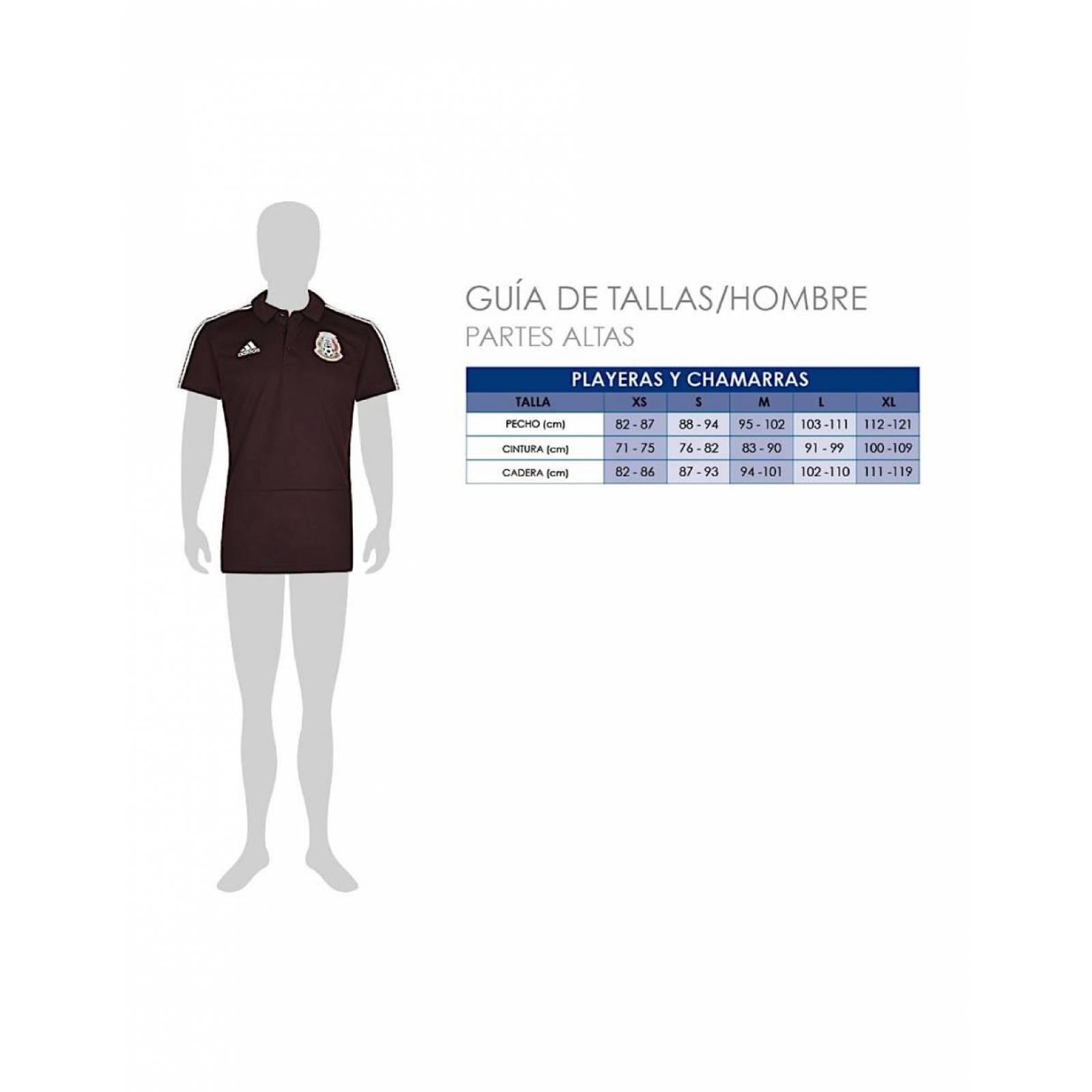 Playera Adidas Selección Mexicana FMF Hombre Casual 