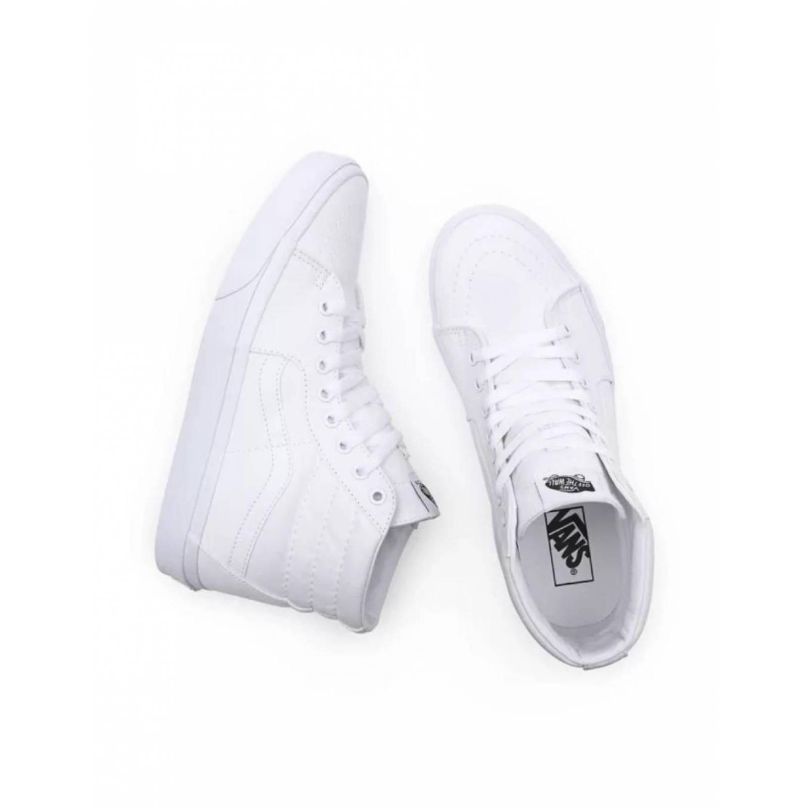 Tenis Vans Sk8-Hi True White Unisex Casual Skate Moda