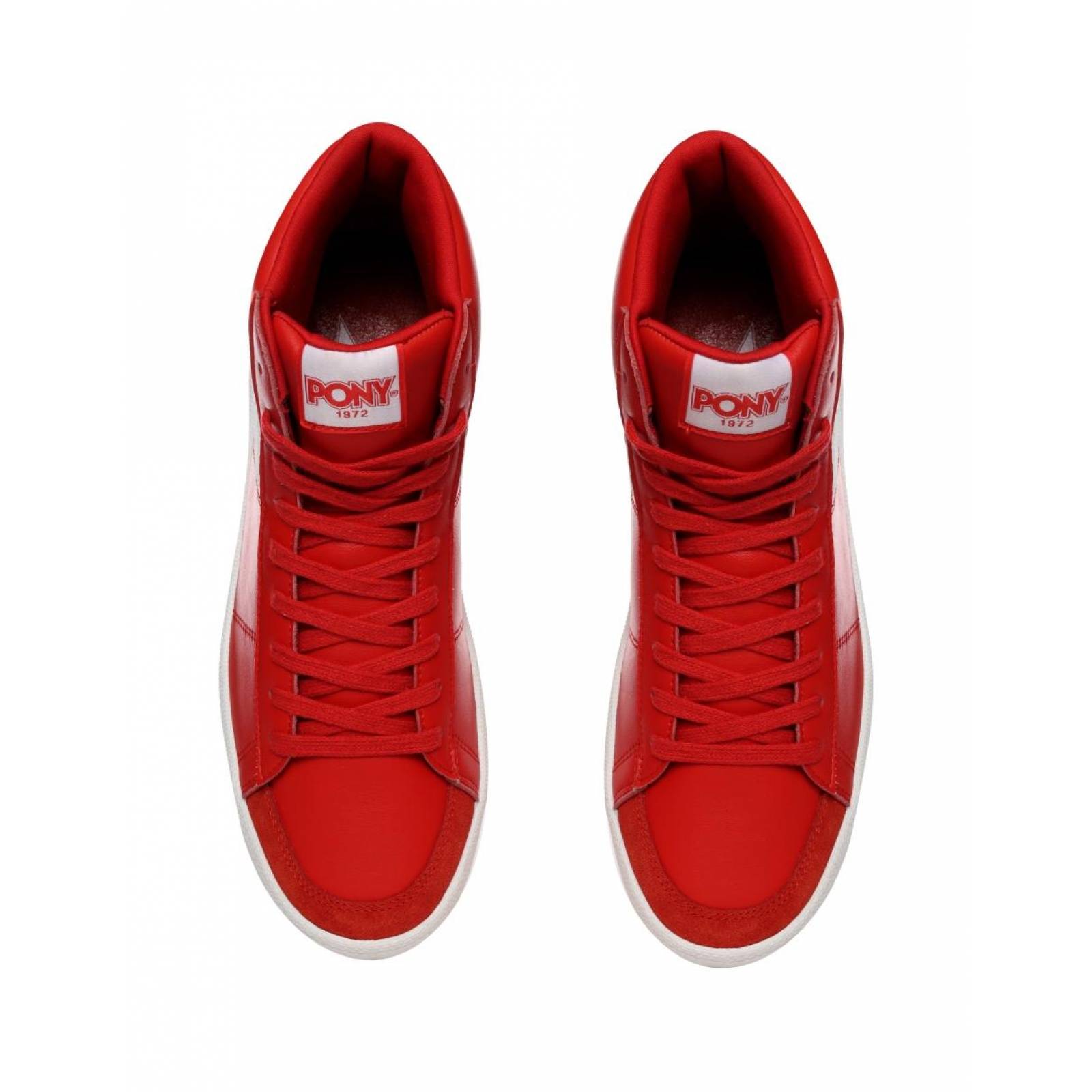 Tenis PONY Pro 80 Hi Unisex Ruby Red Retro Clásico Sport 