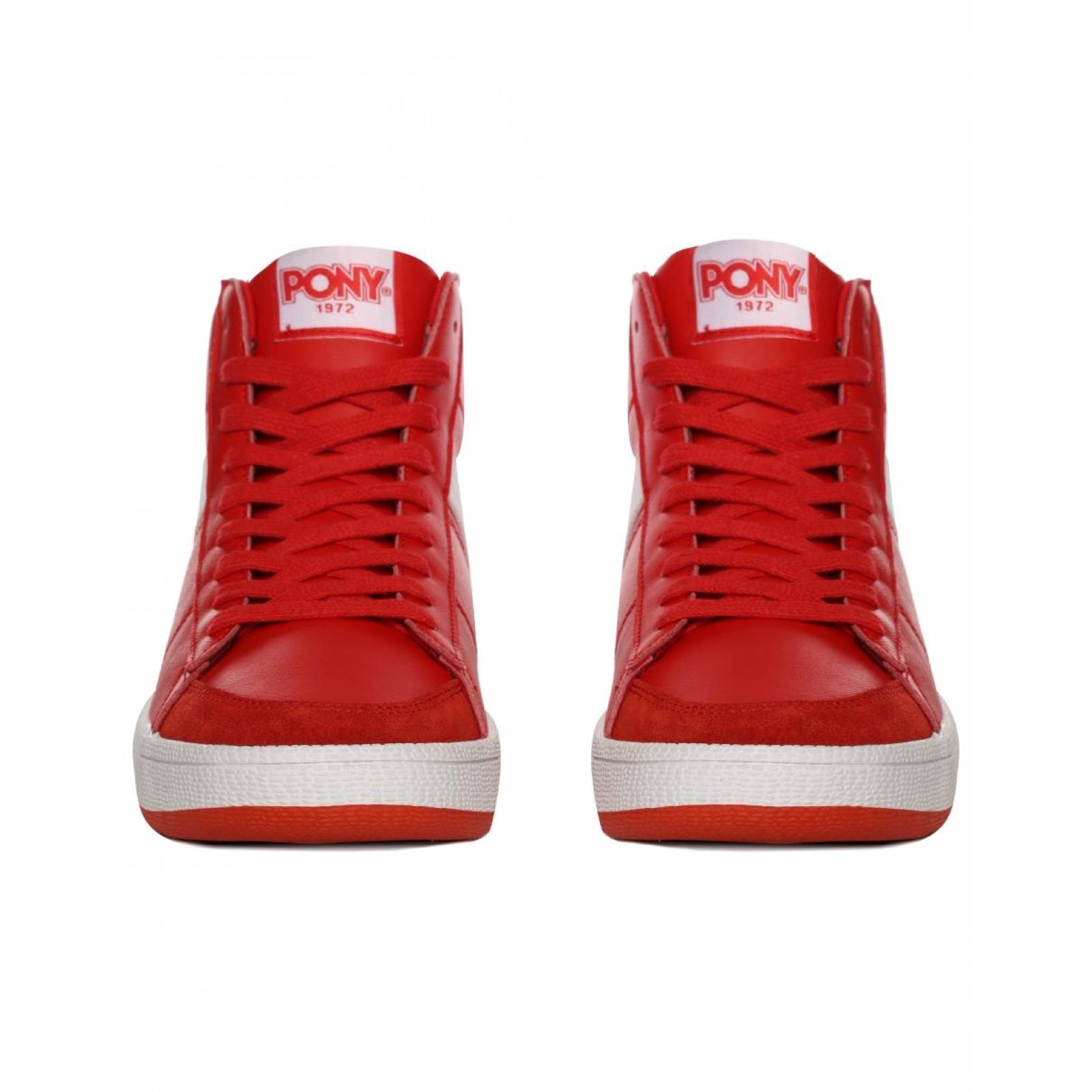 Tenis PONY Pro 80 Hi Unisex Ruby Red Retro Clásico Sport 