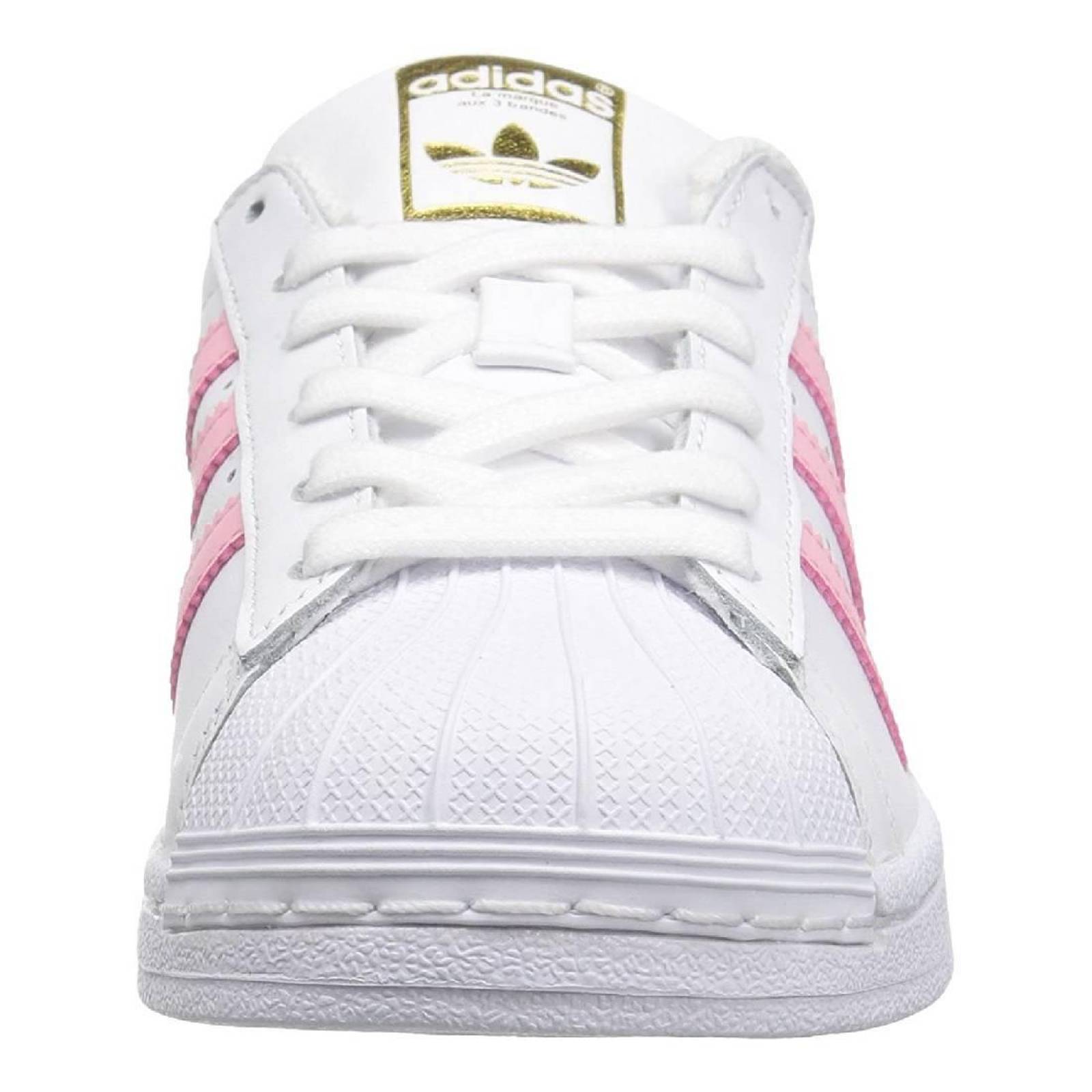 Tenis Adidas Originals Superstar Mujer Clasico Casual Blanco 25.5