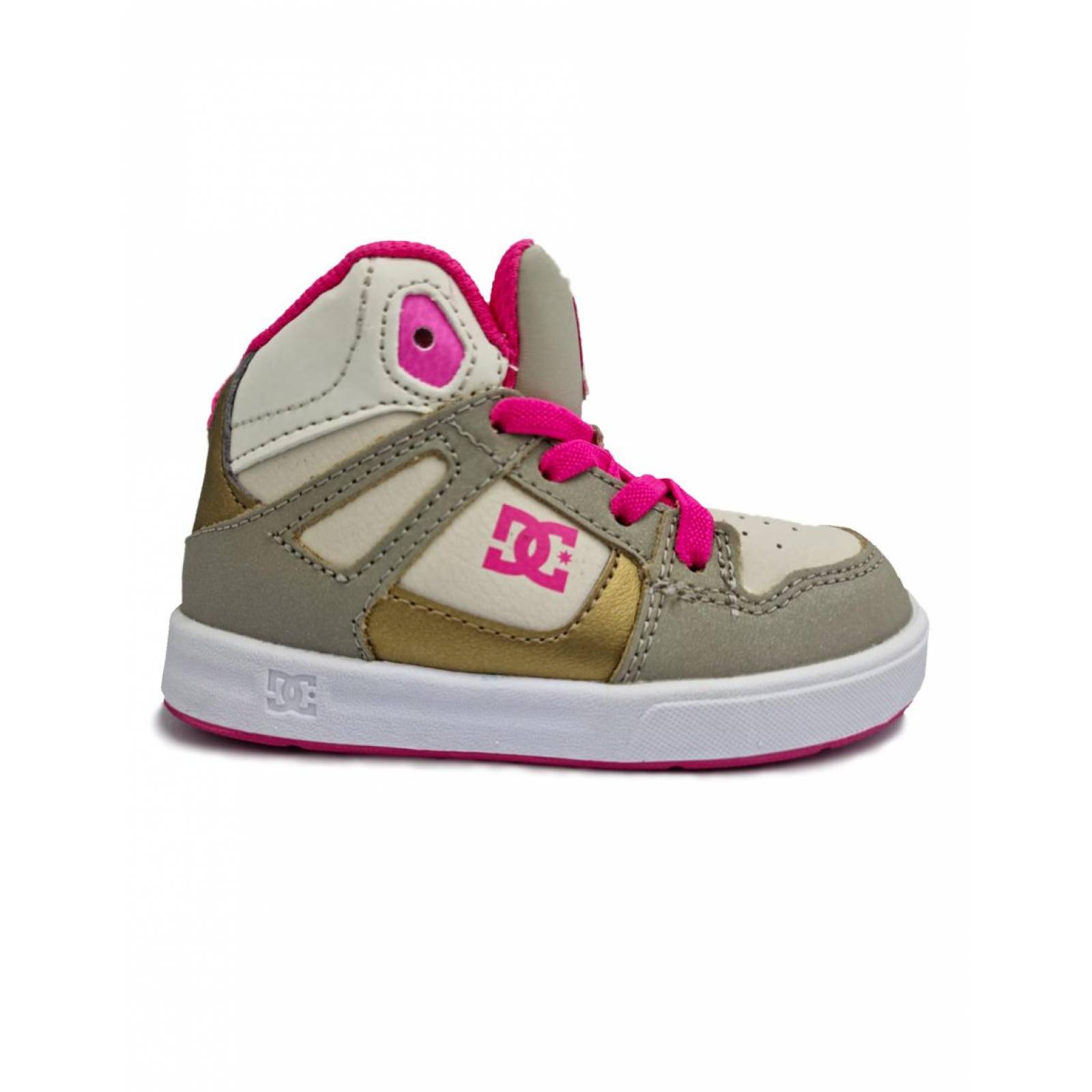 Tenis DC Rebound UL Niña Bota Skate Casual Moda 