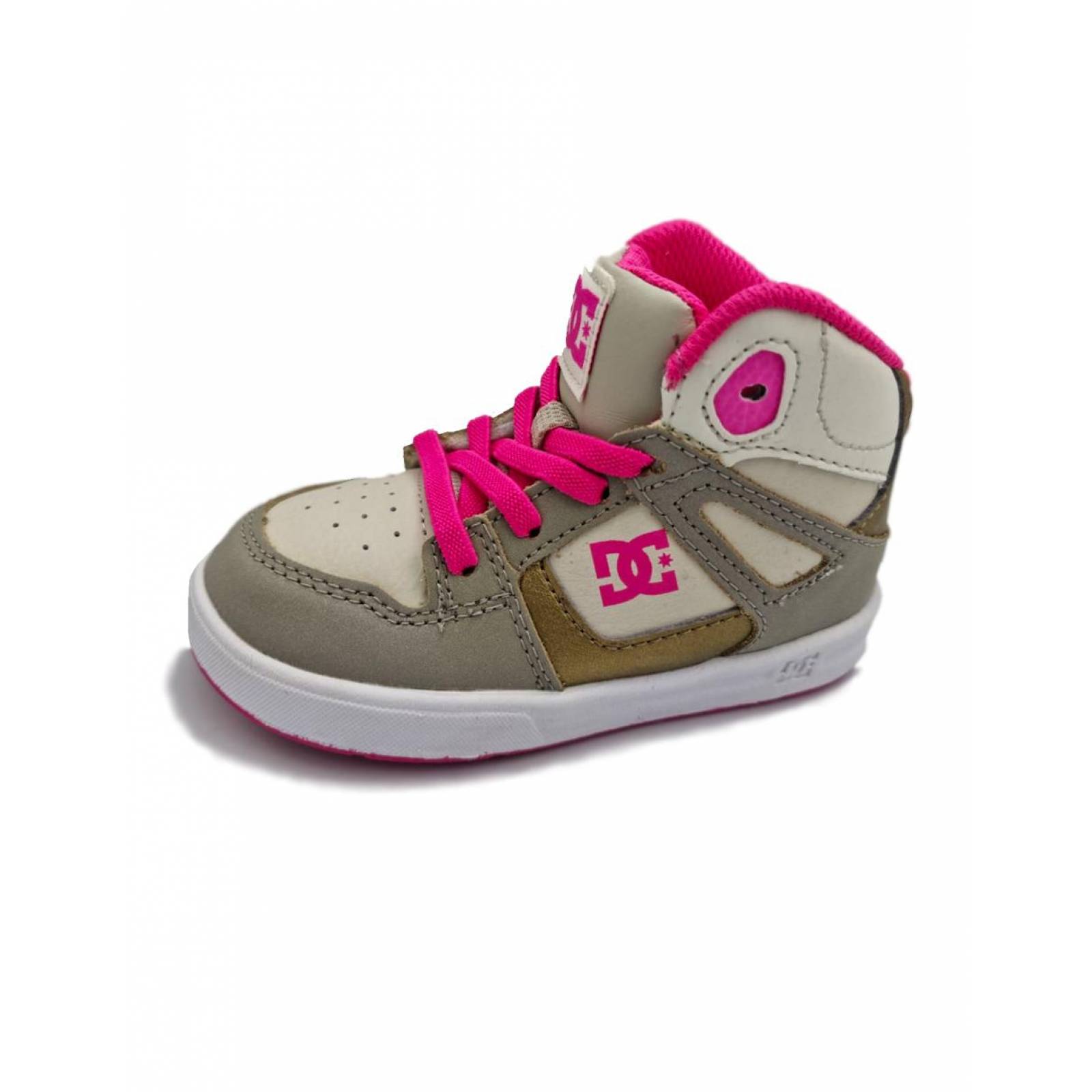 Tenis DC Rebound UL Niña Bota Skate Casual Moda 