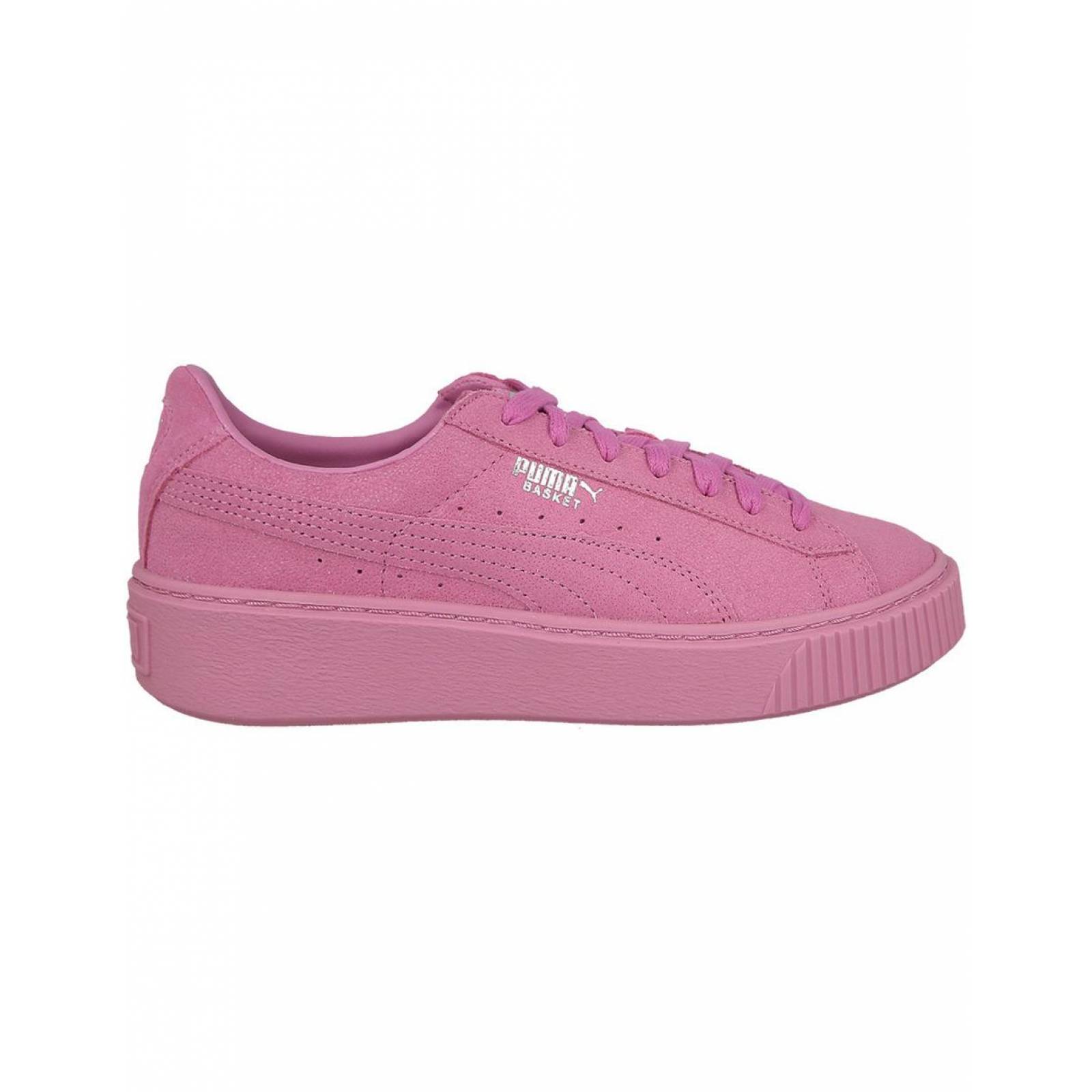 Tenis Puma Basket Platform Reset Mujer Casual Moda Caminar