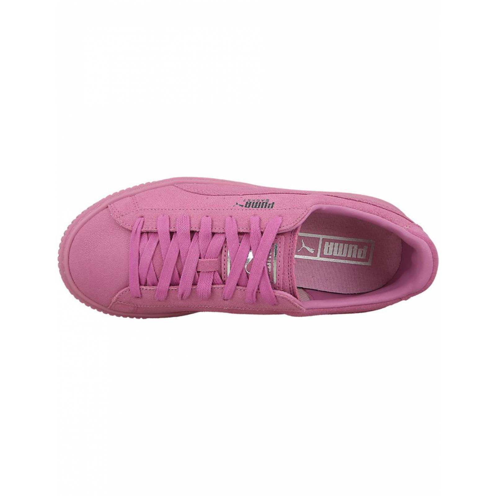 Tenis Puma Basket Platform Reset Mujer Casual Moda Caminar