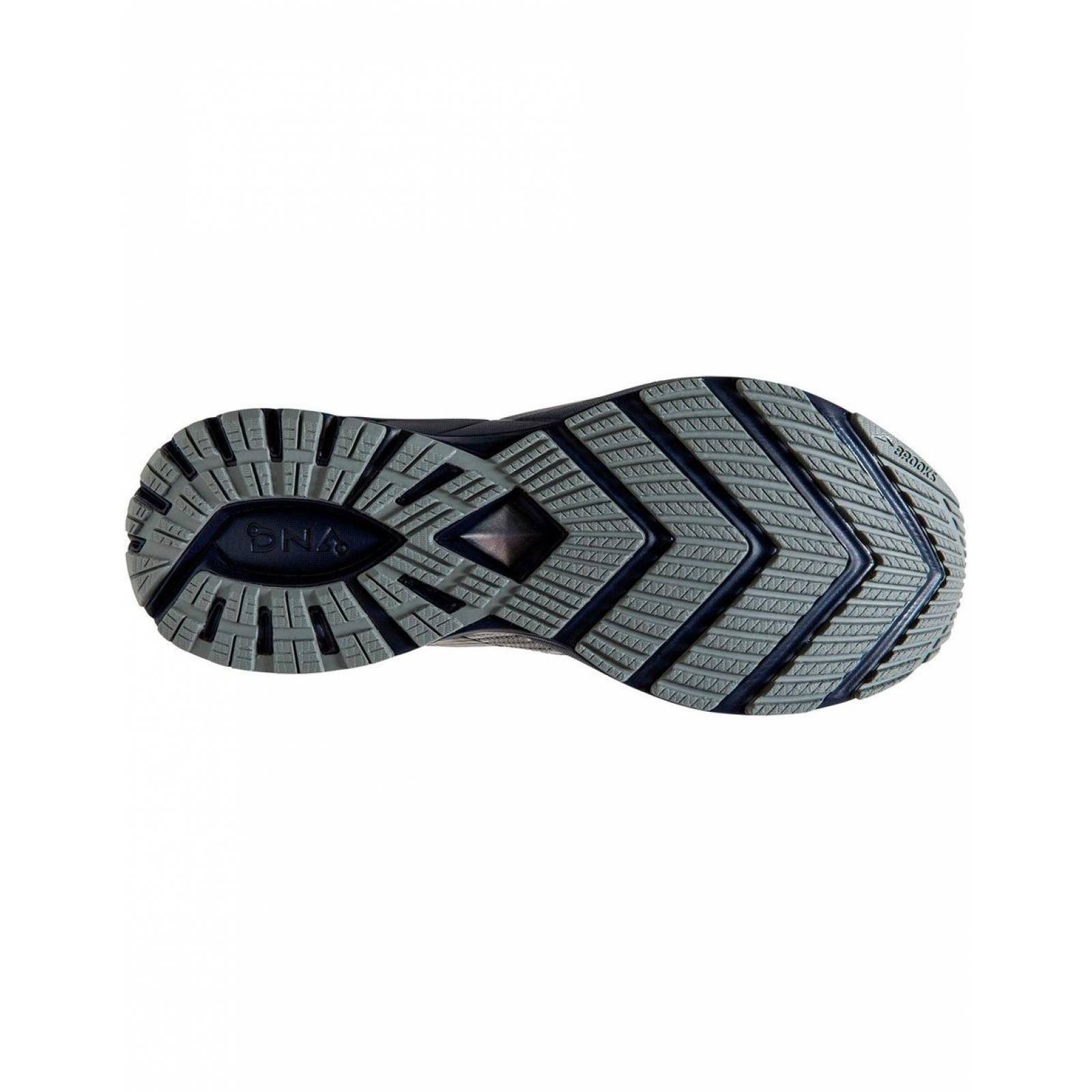 Tenis Brooks Ricochet 2 Grey Hombre Running Maratón Entrenamiento 