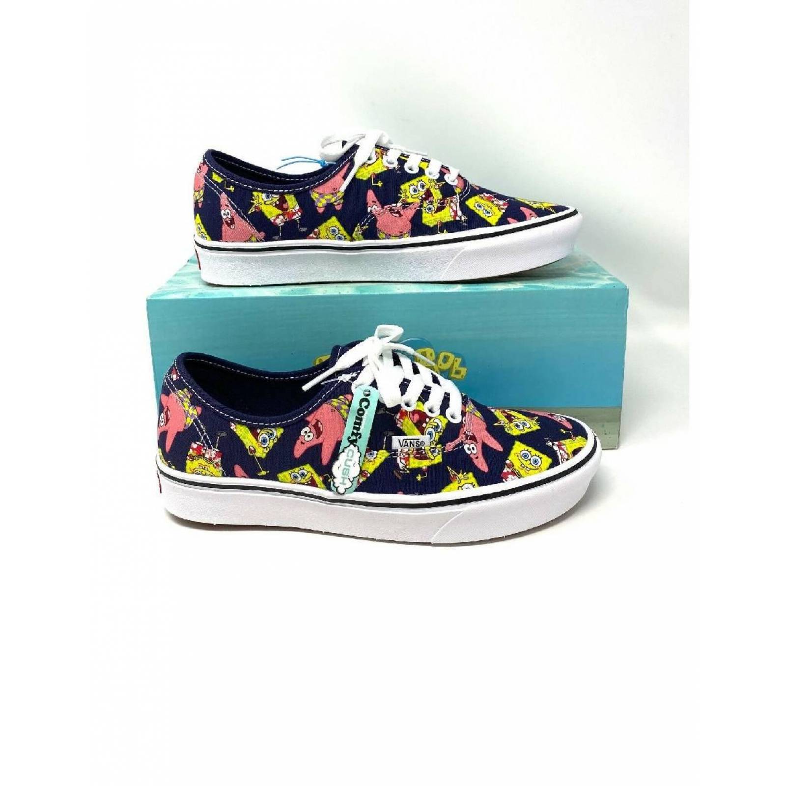 Tenis Vans Authentic Bob Esponja Comfycush Unisex Skate