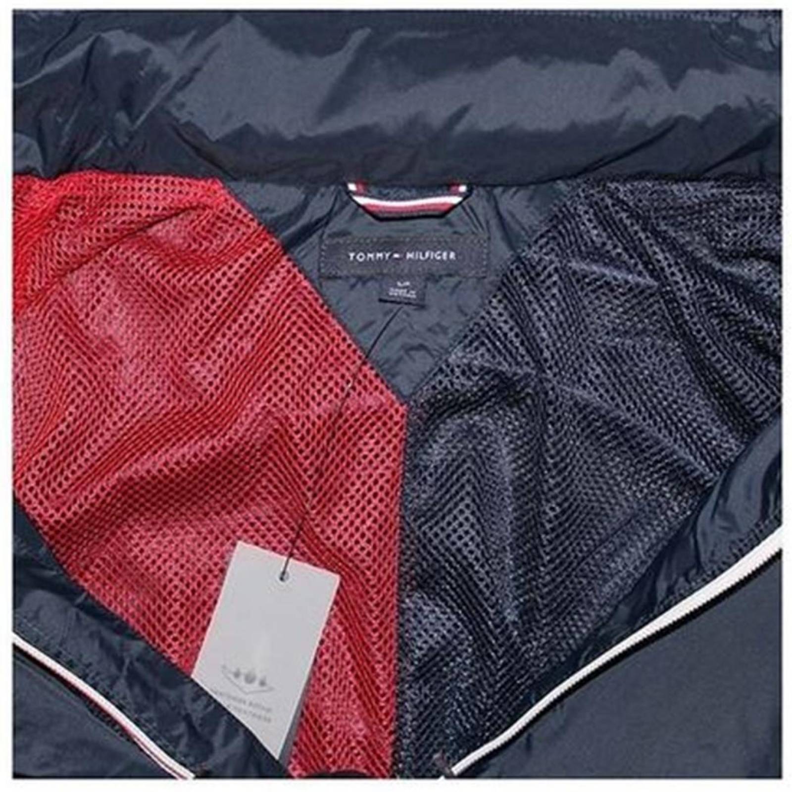 Chamarra Tommy Hilfiger Hombre Rompevientos Deportiva 