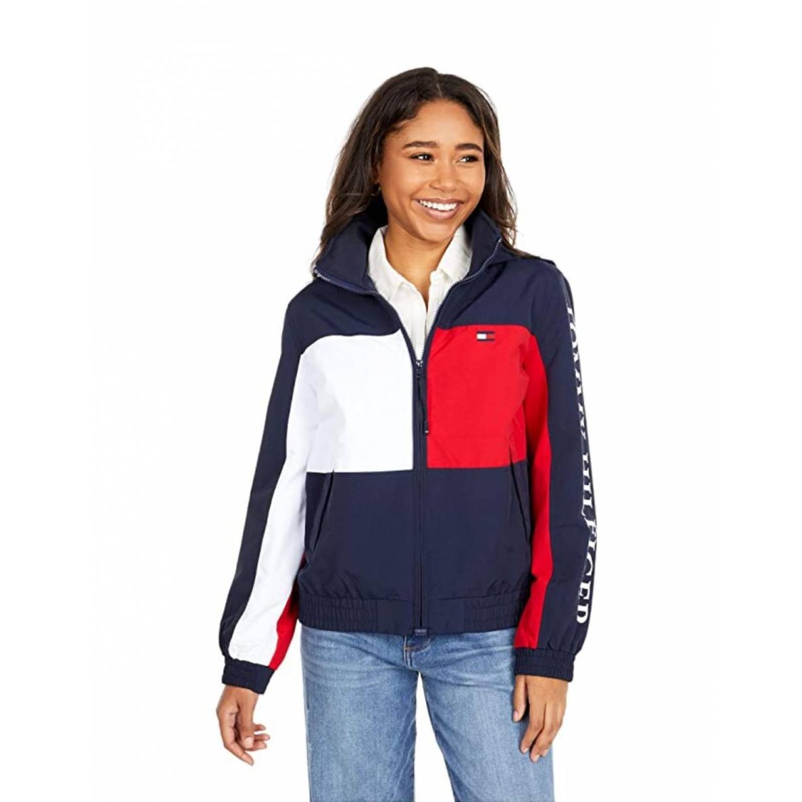 Chamarra Tommy Hilfiger Mujer Bomber Casual Moda
