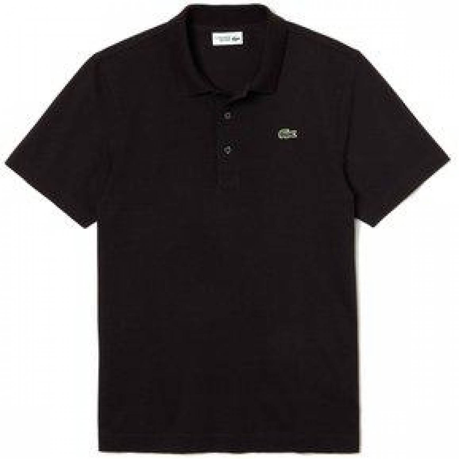 Polo lacoste store negro hombre