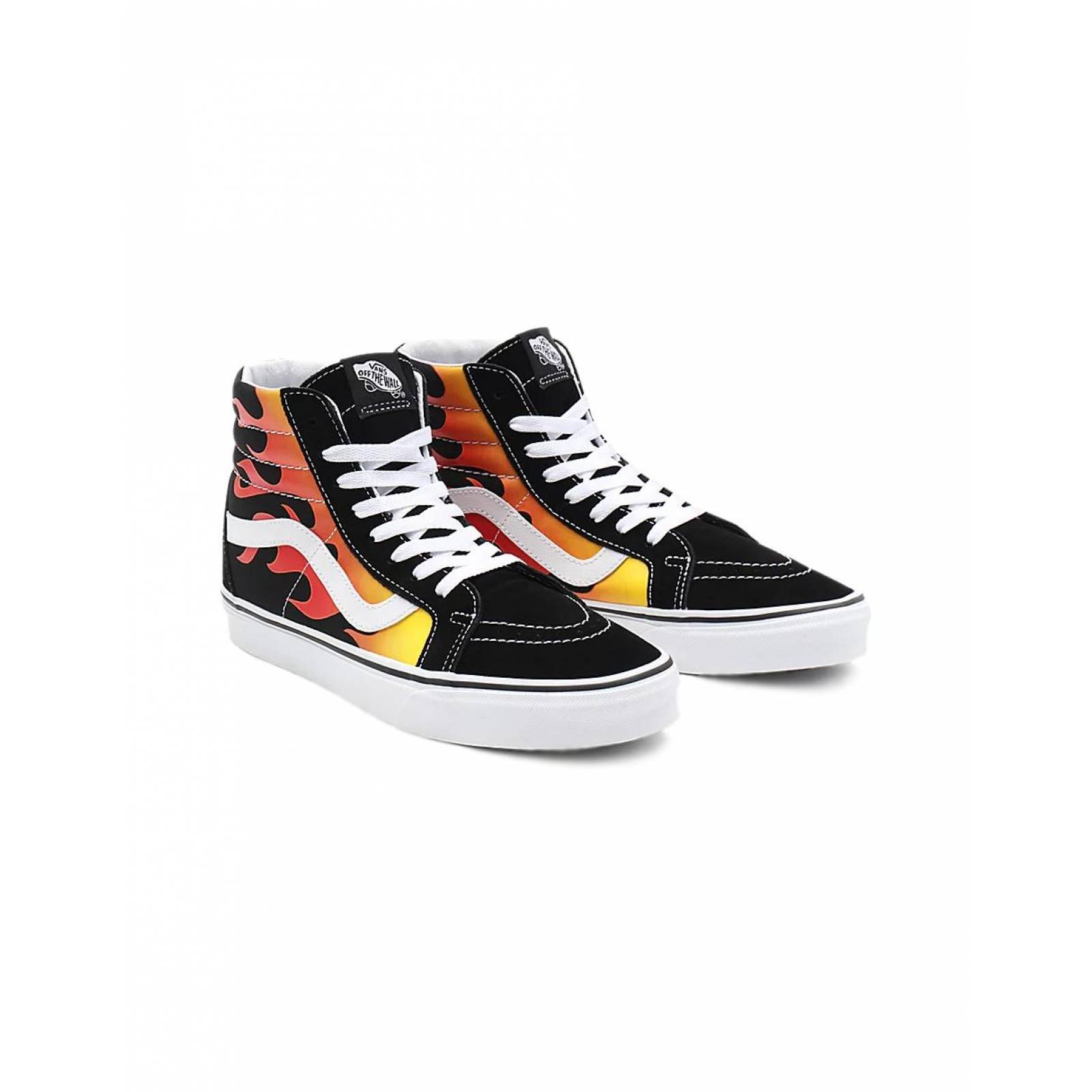 Tenis Vans Sk8-Hi Reissue Flame Unisex Skate Caminar Sport 
